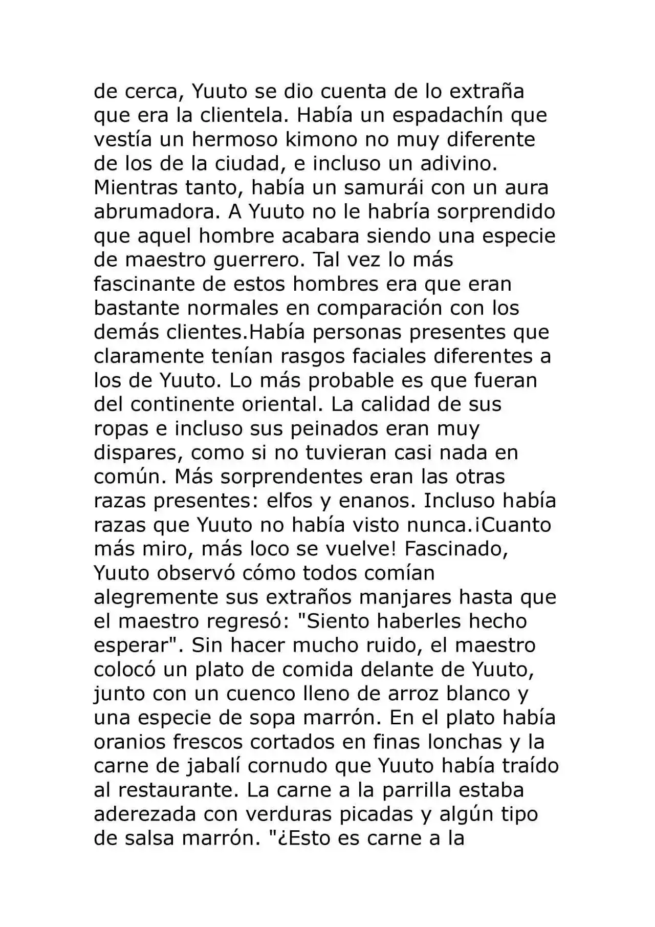 Isekai Shokudou (Novela) (Novela) - Capítulo 15 - Página 12 - LectorTMOo