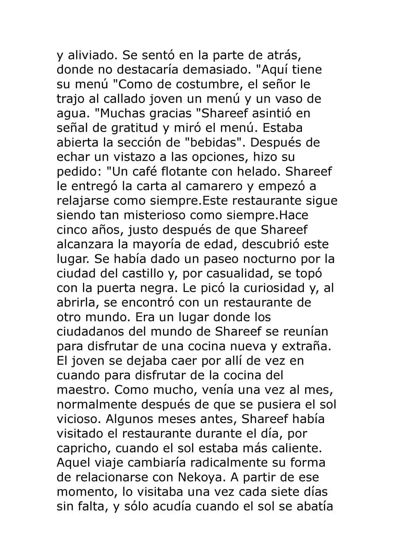 Isekai Shokudou (Novela) (Novela) - Capítulo 19 - Página 6 - LectorTMOo