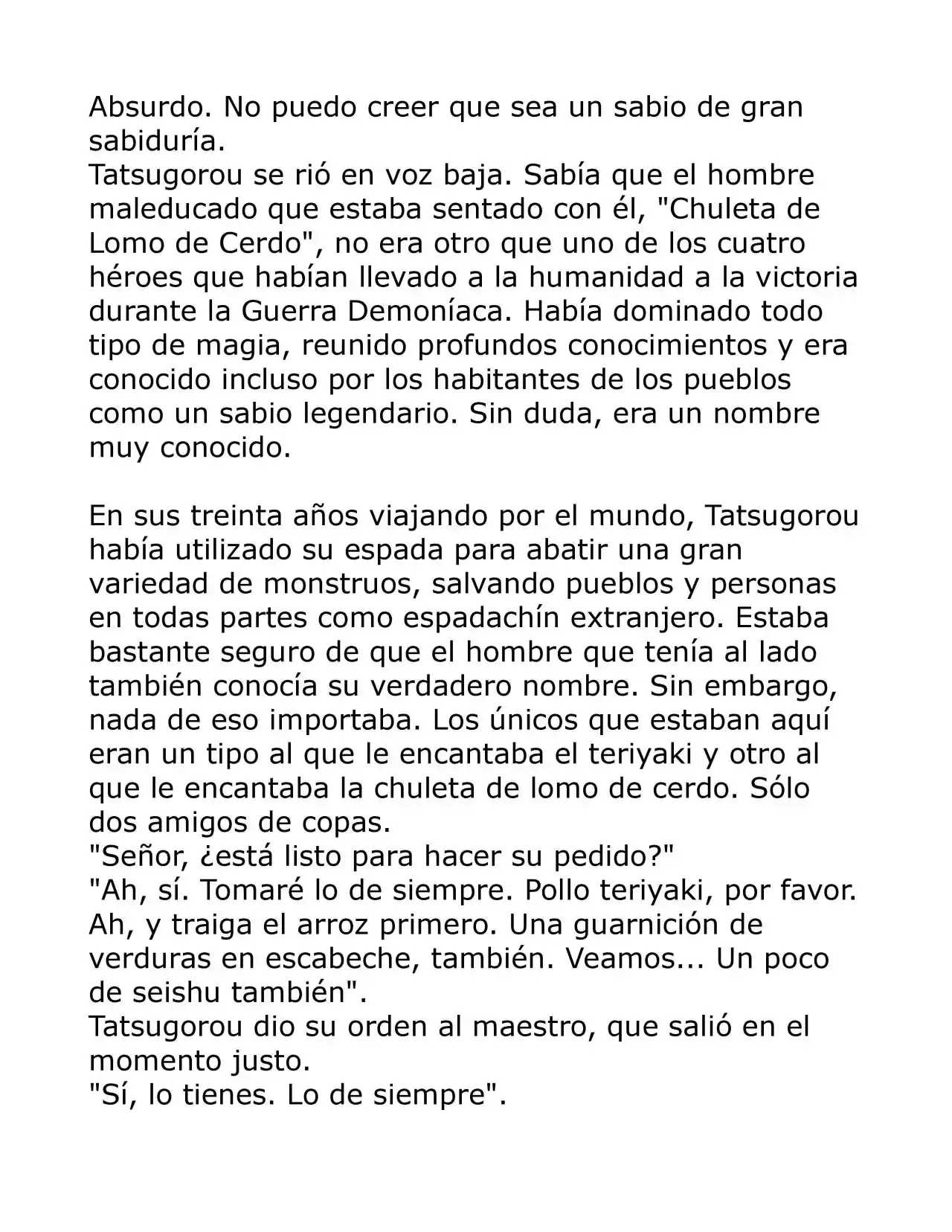 Isekai Shokudou (Novela) (Novela) - Capítulo 2 - Página 4 - LectorTMOo