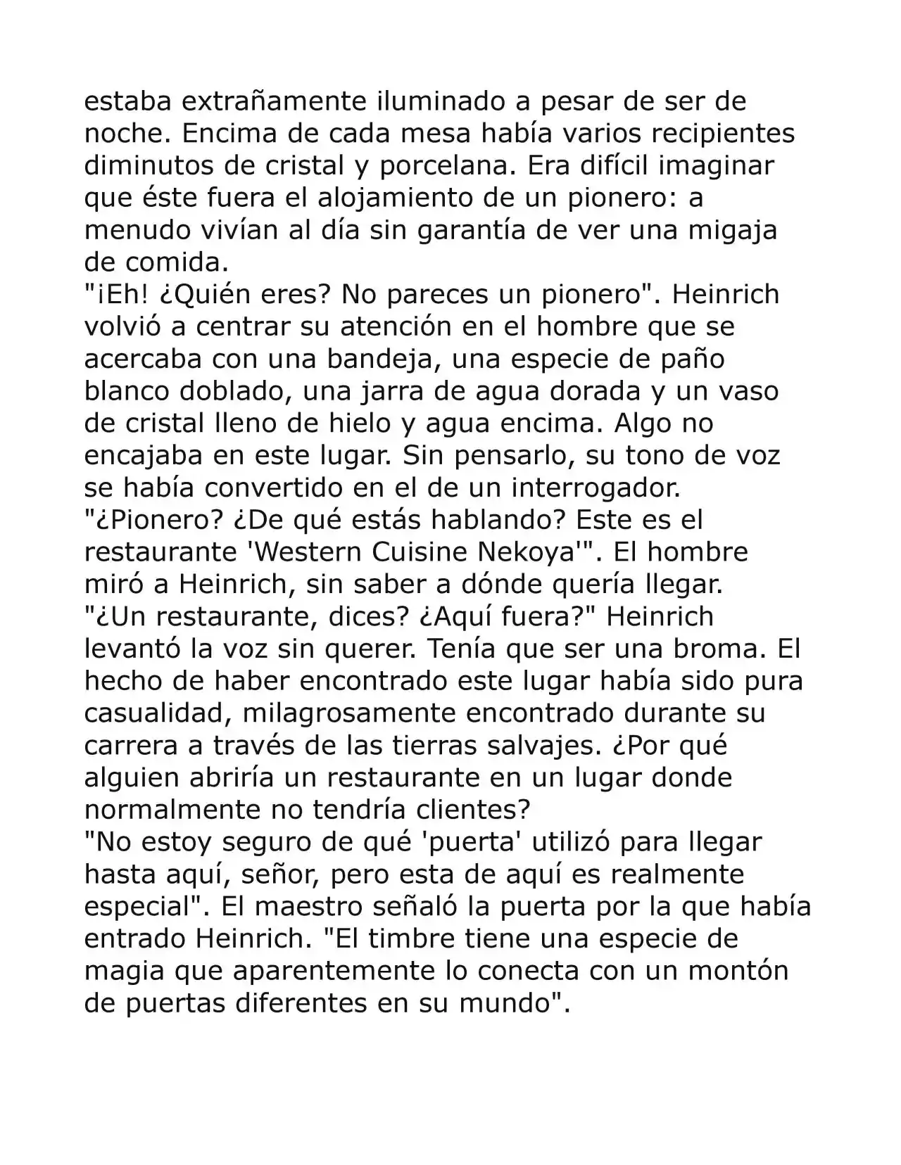 Isekai Shokudou (Novela) (Novela) - Capítulo 3 - Página 6 - LectorTMOo