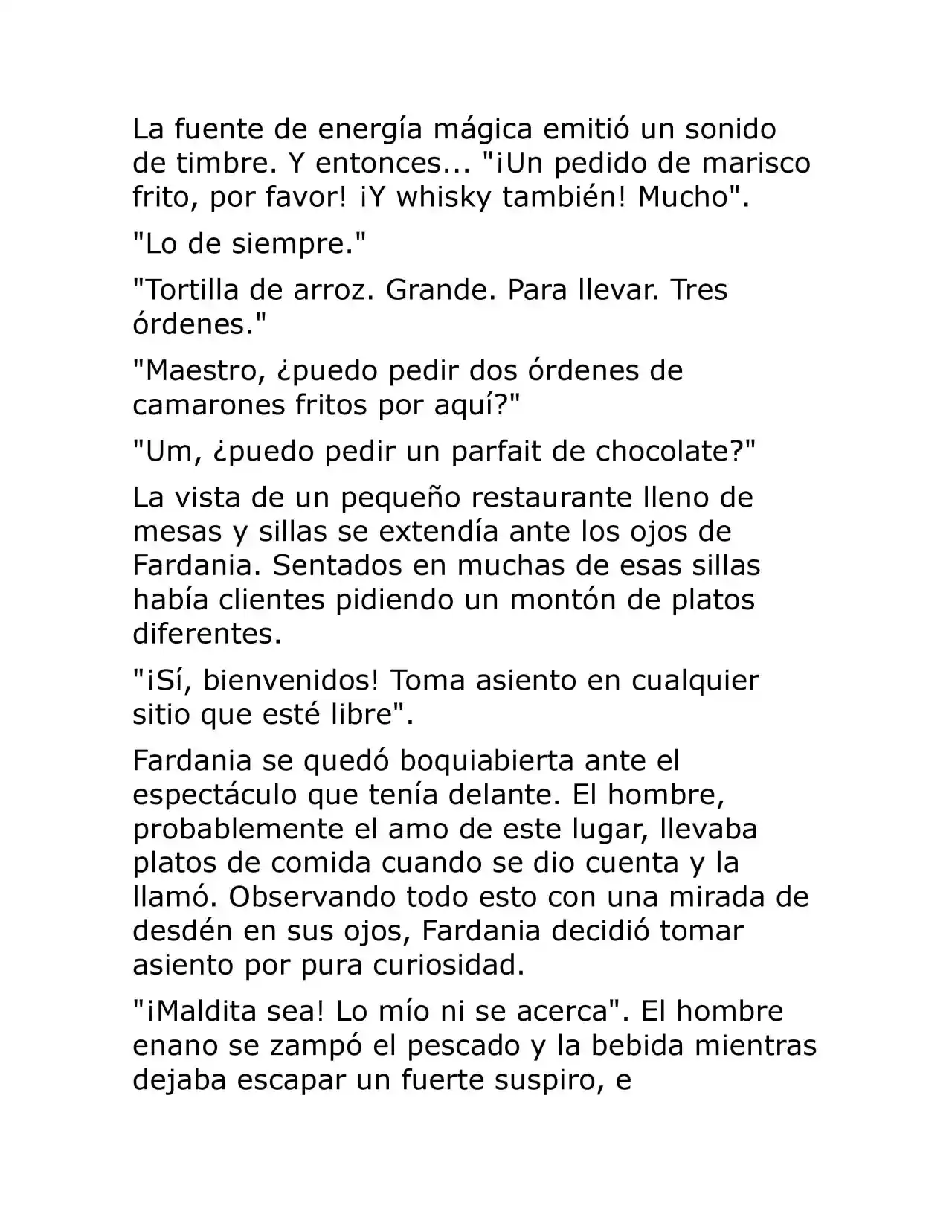 Isekai Shokudou (Novela) (Novela) - Capítulo 4 - Página 8 - LectorTMOo