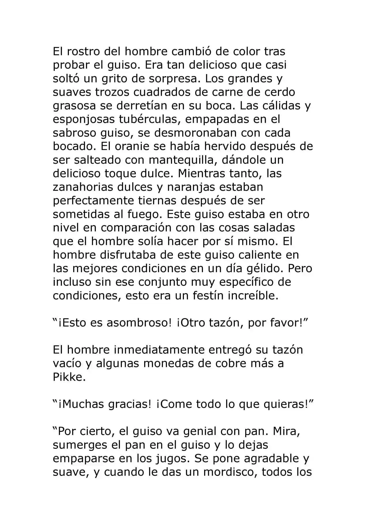 Isekai Shokudou (Novela) (Novela) - Capítulo 9 - Página 8 - LectorTMOo