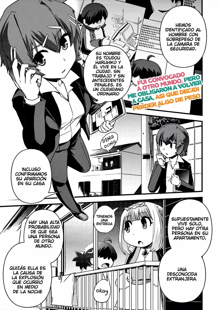 Isekai Shoukan-sareta Ga Kyousei Soukan-sareta Ore Ha Shikatanaku Yaseru Koto Ni Shita capítulo 3 página 4