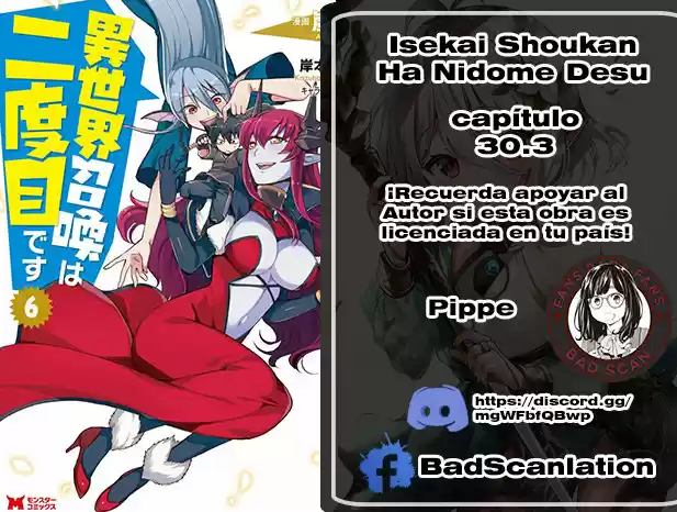 Isekai Shoukan Wa Nidome Desu - Capítulo 30.30 - Página 1 - LectorTMOo
