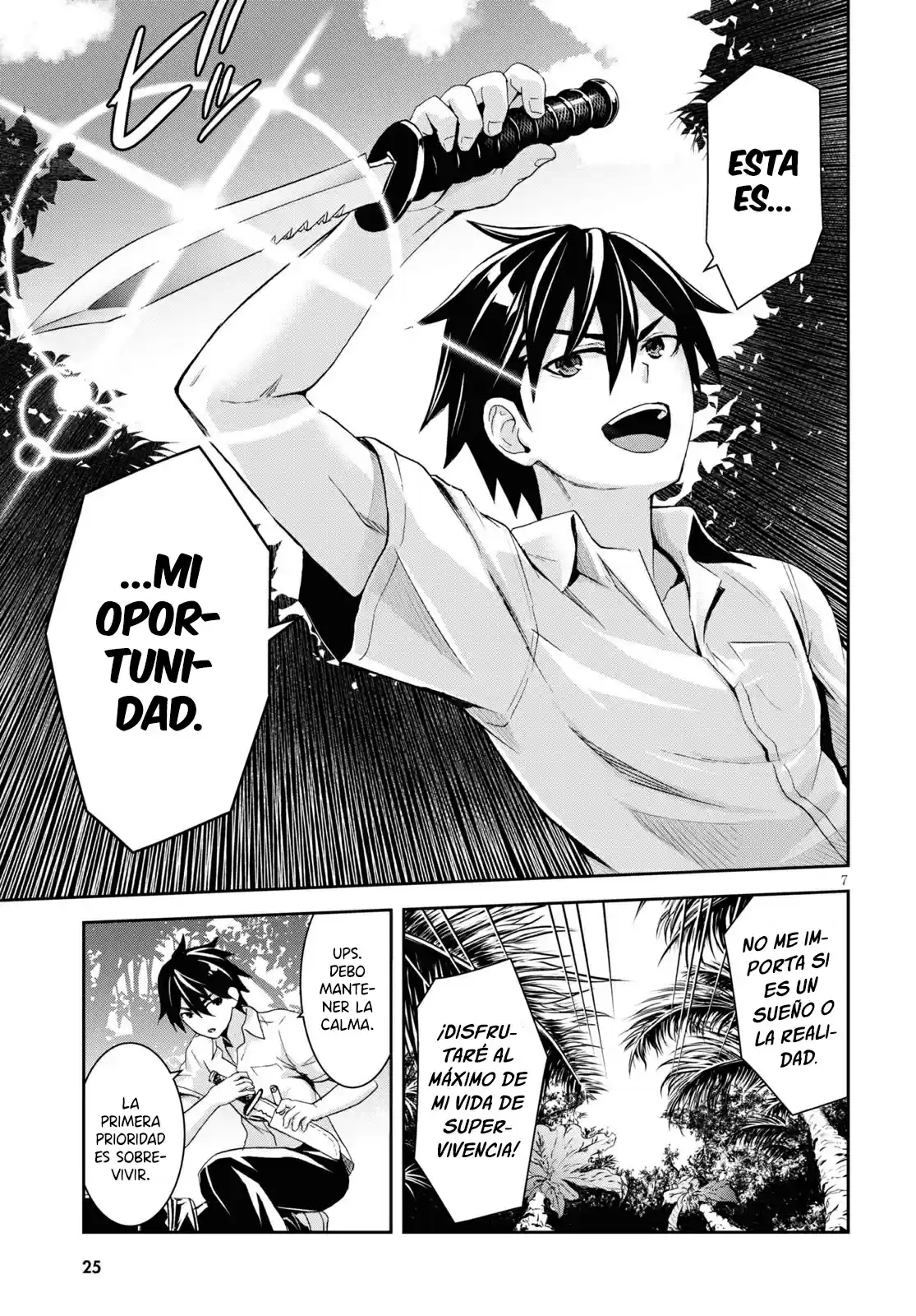Isekai Yurutto Survival Seikatsu: Gakkou No Minna To Isekai No Mujintou Ni Tenishitakedo Ore Dake Rakushou Desu capítulo 1 página 11