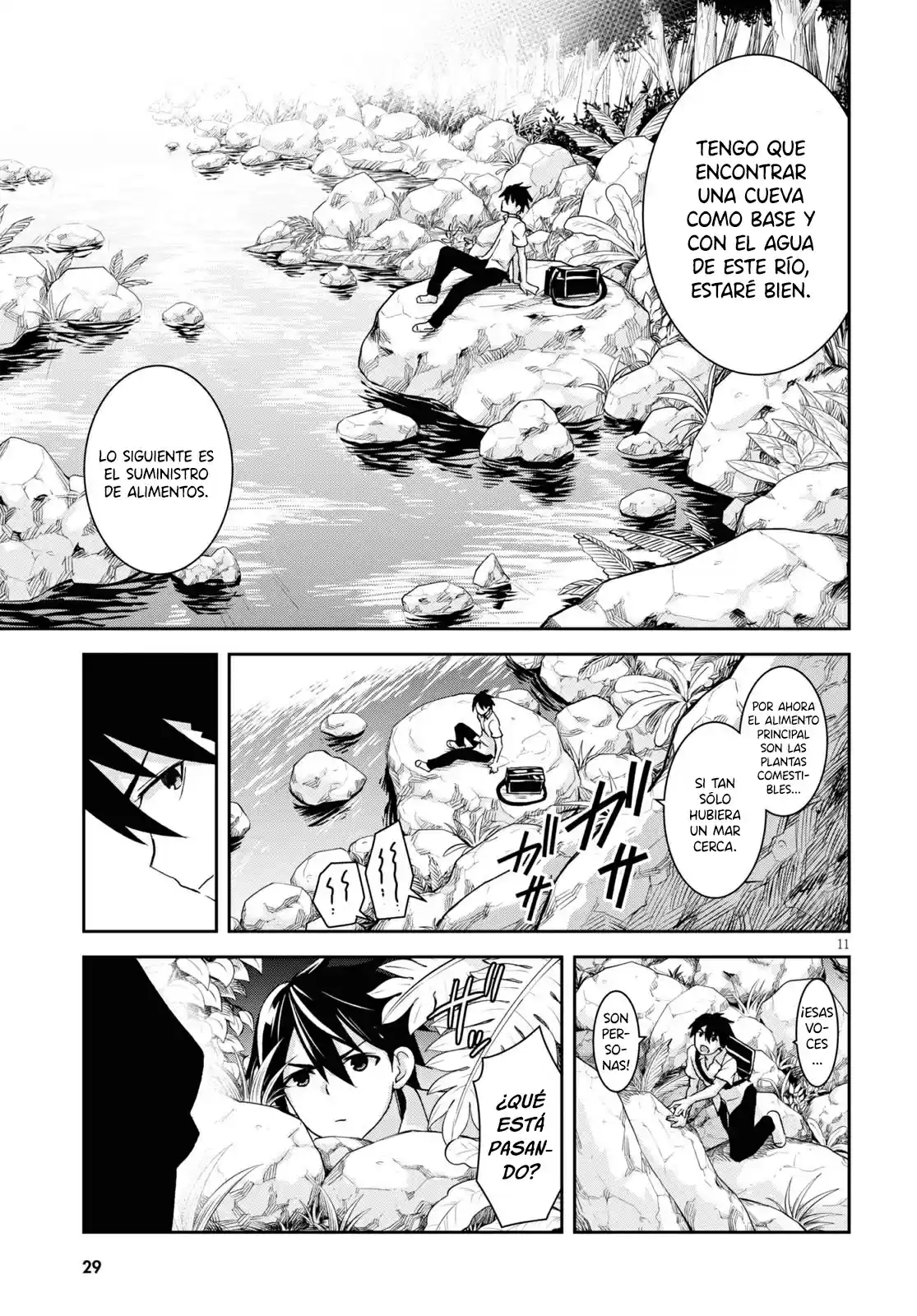 Isekai Yurutto Survival Seikatsu: Gakkou No Minna To Isekai No Mujintou Ni Tenishitakedo Ore Dake Rakushou Desu capítulo 1 página 15