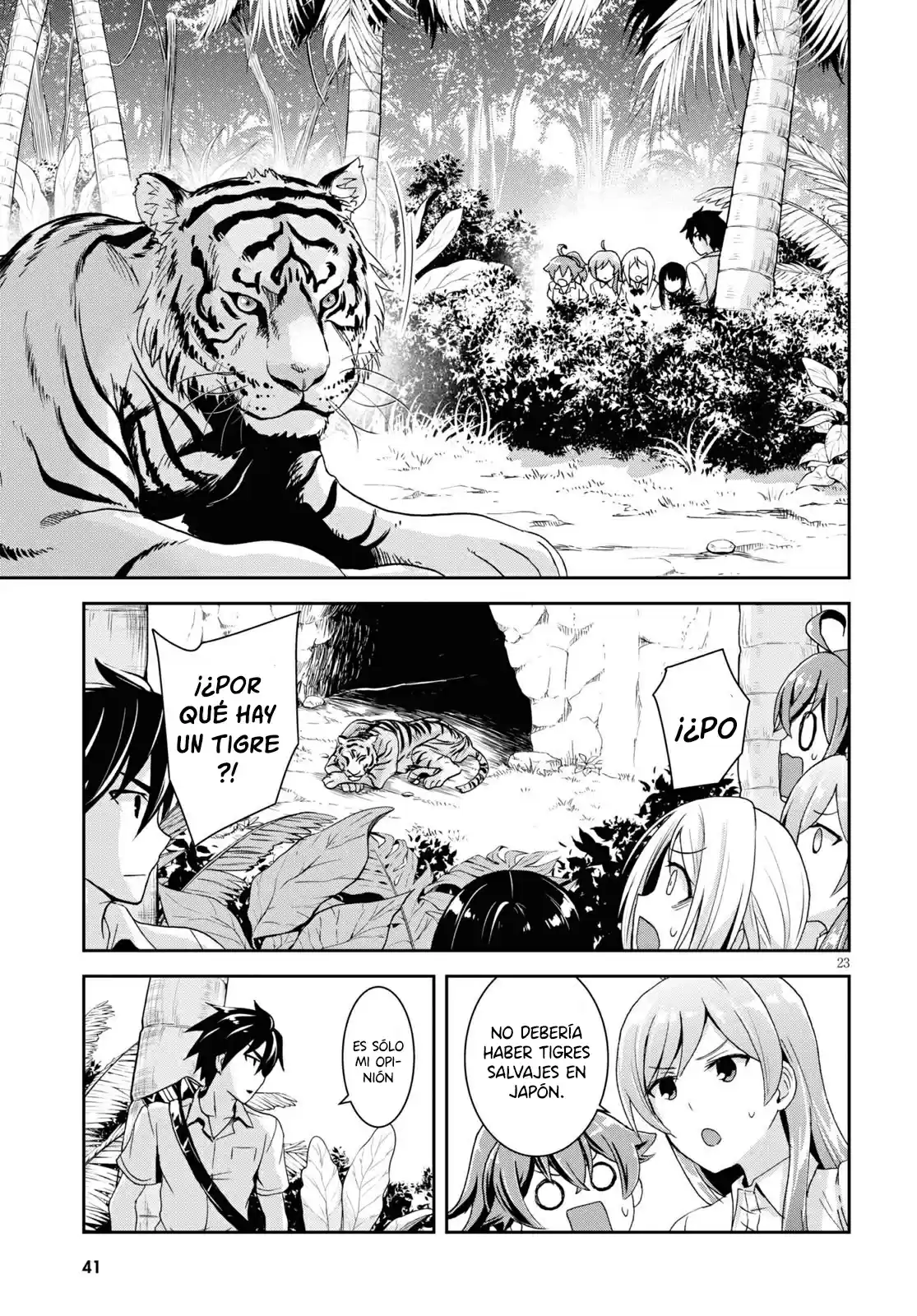 Isekai Yurutto Survival Seikatsu: Gakkou No Minna To Isekai No Mujintou Ni Tenishitakedo Ore Dake Rakushou Desu capítulo 1 página 26