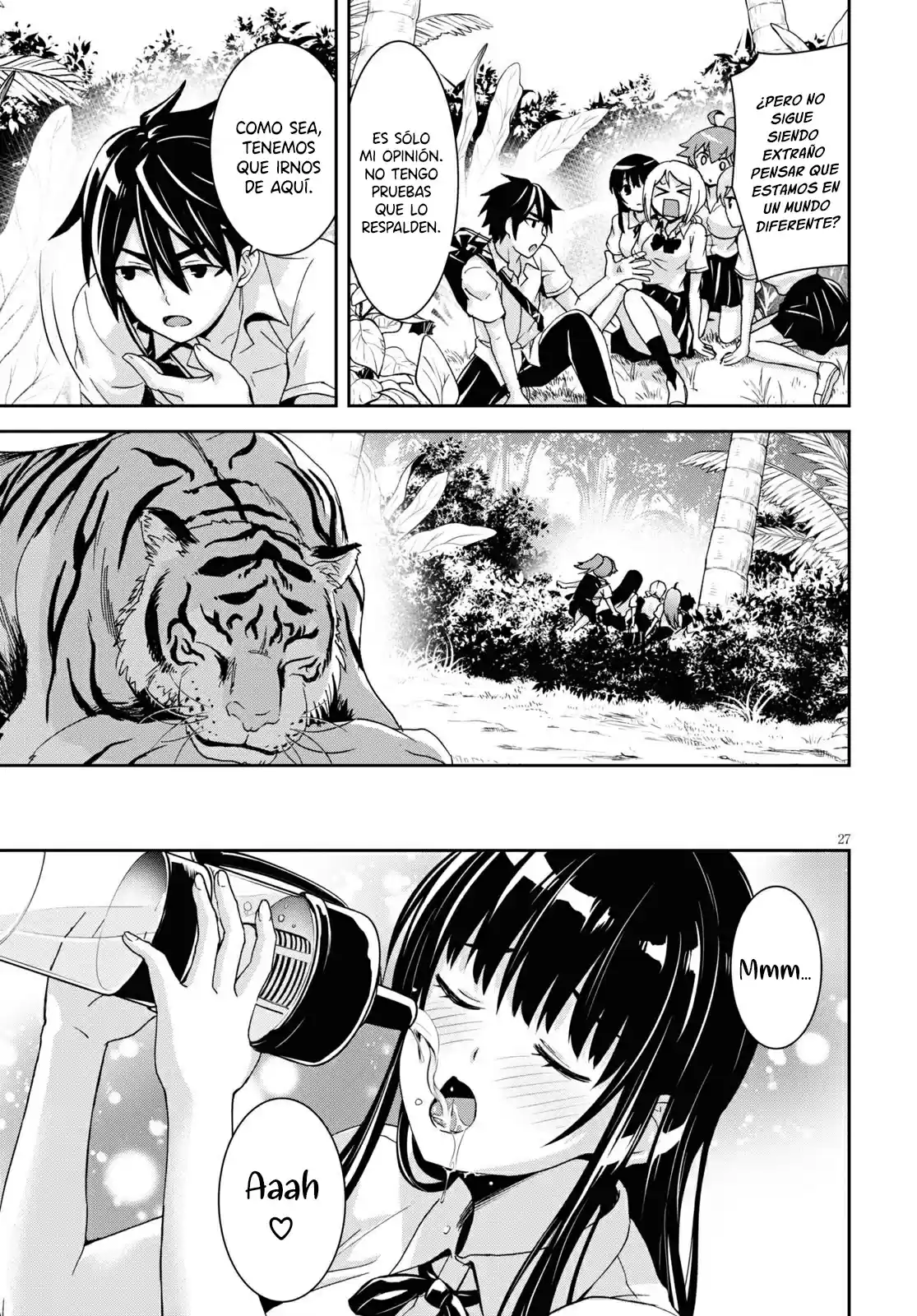 Isekai Yurutto Survival Seikatsu: Gakkou No Minna To Isekai No Mujintou Ni Tenishitakedo Ore Dake Rakushou Desu capítulo 1 página 30