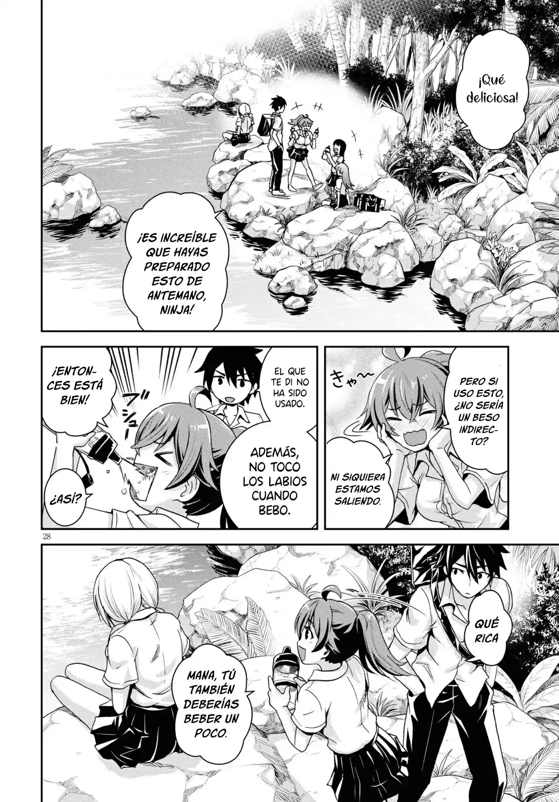 Isekai Yurutto Survival Seikatsu: Gakkou No Minna To Isekai No Mujintou Ni Tenishitakedo Ore Dake Rakushou Desu capítulo 1 página 31