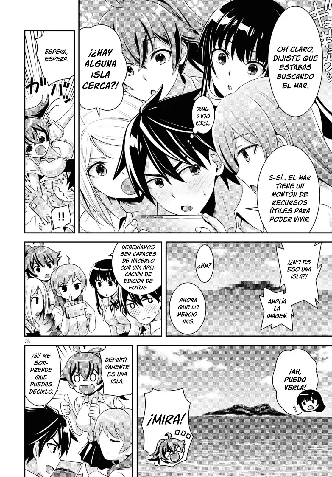 Isekai Yurutto Survival Seikatsu: Gakkou No Minna To Isekai No Mujintou Ni Tenishitakedo Ore Dake Rakushou Desu capítulo 1 página 41
