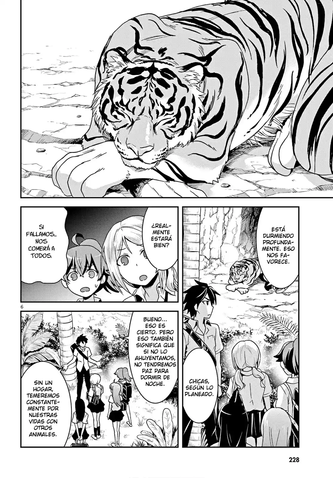 Isekai Yurutto Survival Seikatsu: Gakkou No Minna To Isekai No Mujintou Ni Tenishitakedo Ore Dake Rakushou Desu capítulo 2 página 7