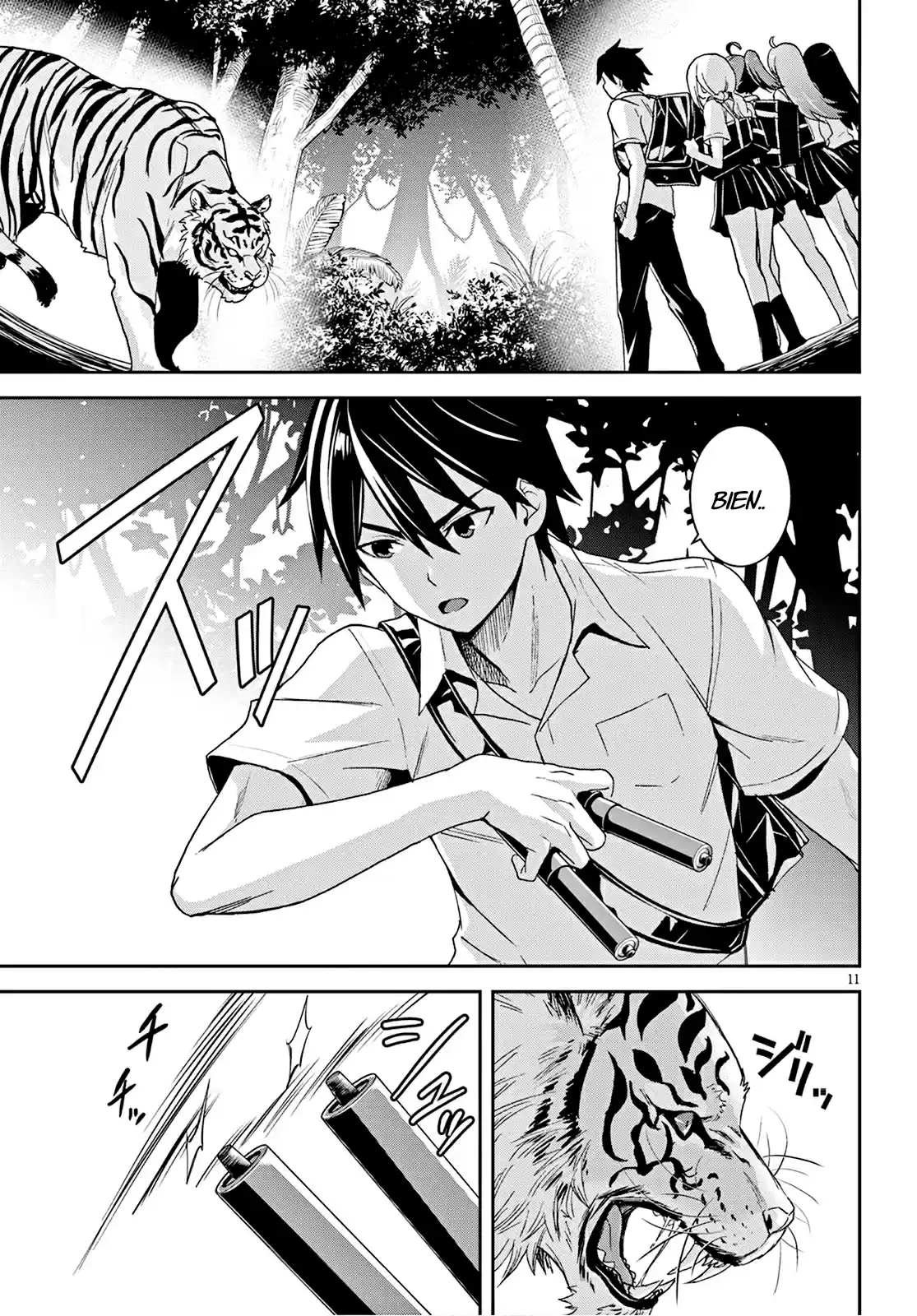 Isekai Yurutto Survival Seikatsu: Gakkou No Minna To Isekai No Mujintou Ni Tenishitakedo Ore Dake Rakushou Desu capítulo 2 página 12