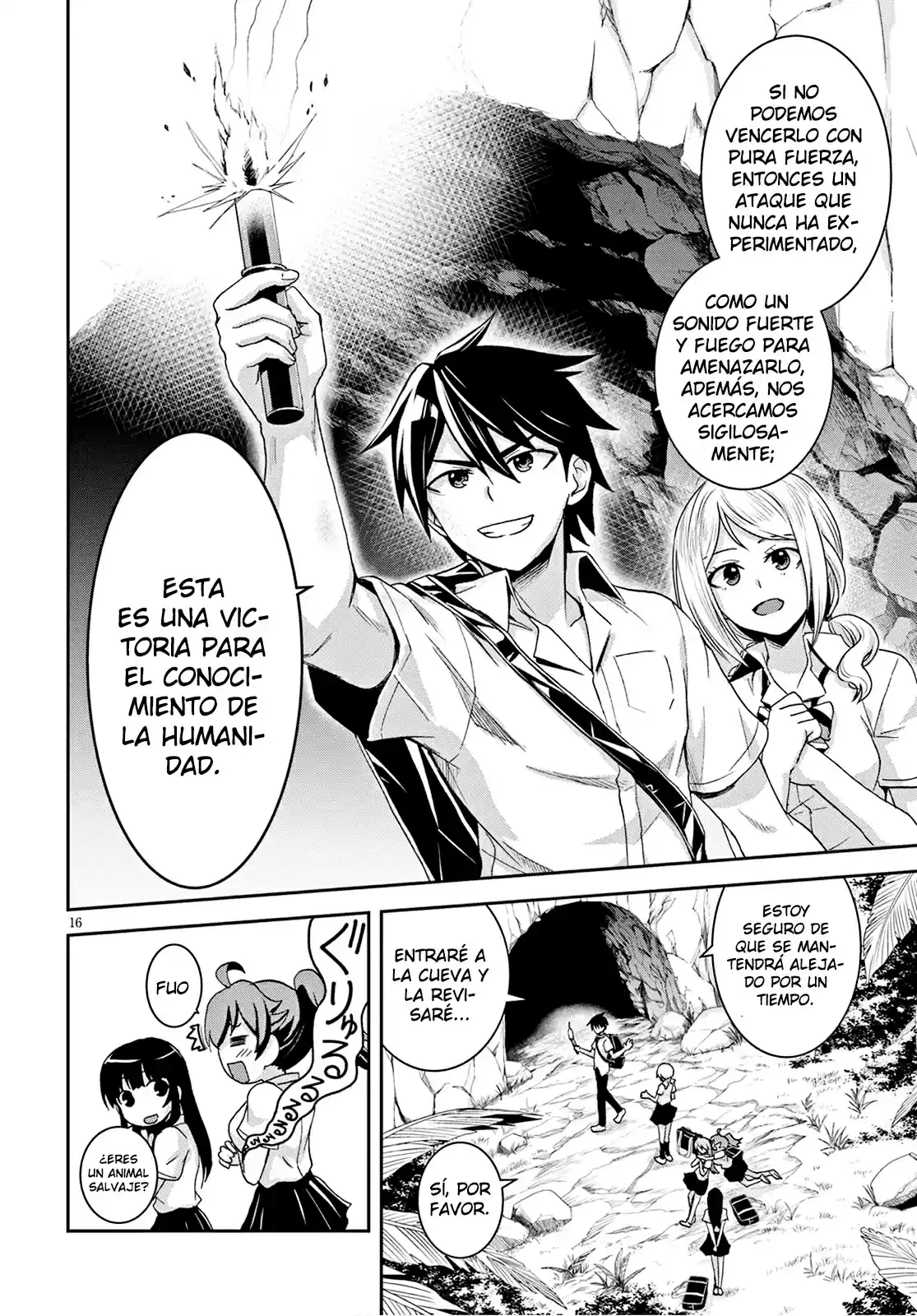 Isekai Yurutto Survival Seikatsu: Gakkou No Minna To Isekai No Mujintou Ni Tenishitakedo Ore Dake Rakushou Desu capítulo 2 página 17