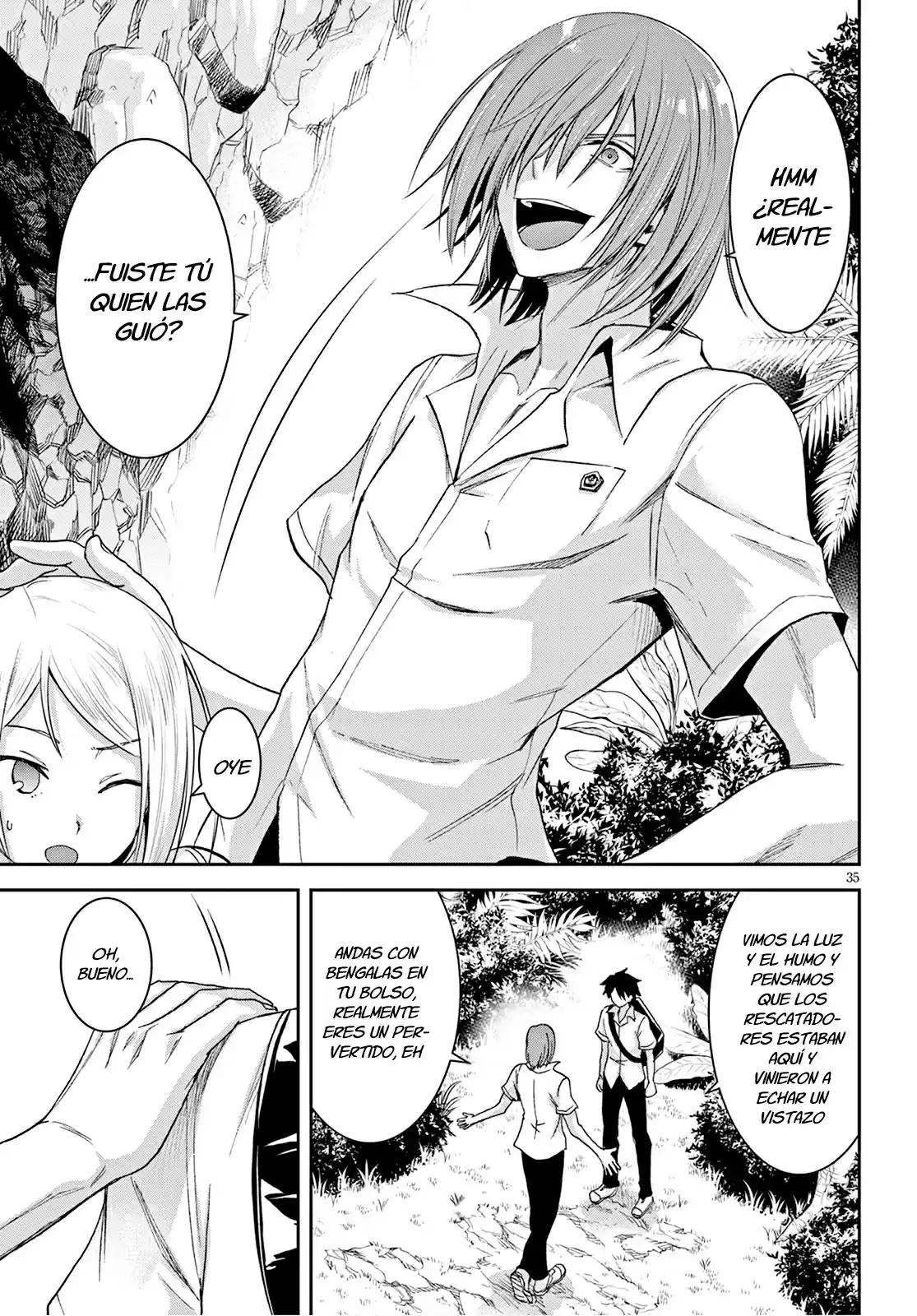 Isekai Yurutto Survival Seikatsu: Gakkou No Minna To Isekai No Mujintou Ni Tenishitakedo Ore Dake Rakushou Desu capítulo 2 página 36