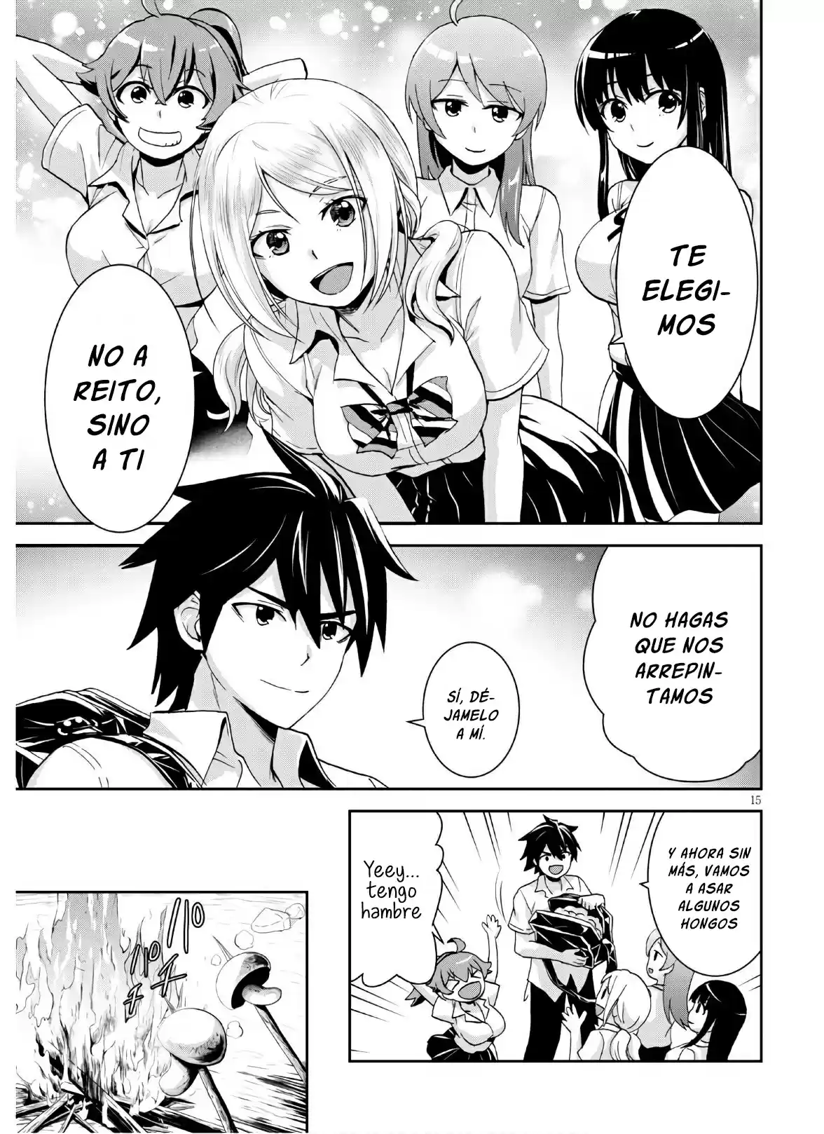 Isekai Yurutto Survival Seikatsu: Gakkou No Minna To Isekai No Mujintou Ni Tenishitakedo Ore Dake Rakushou Desu capítulo 3 página 16