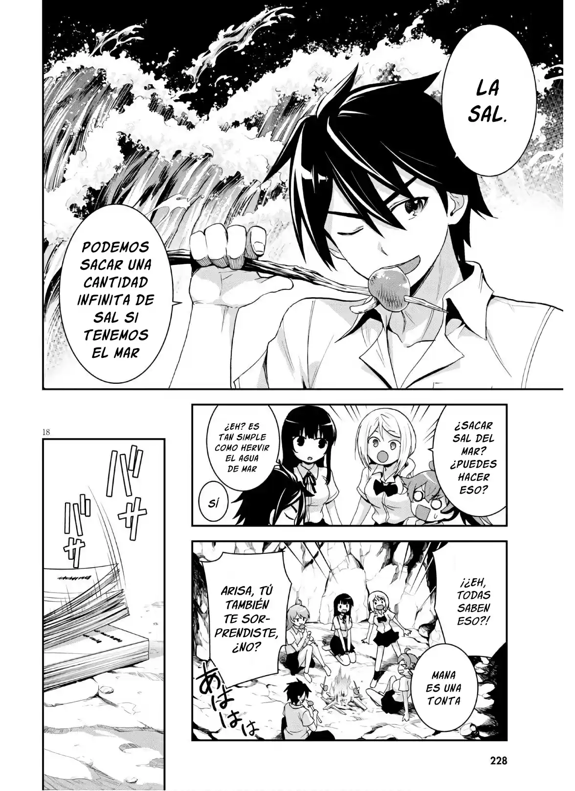 Isekai Yurutto Survival Seikatsu: Gakkou No Minna To Isekai No Mujintou Ni Tenishitakedo Ore Dake Rakushou Desu capítulo 3 página 19