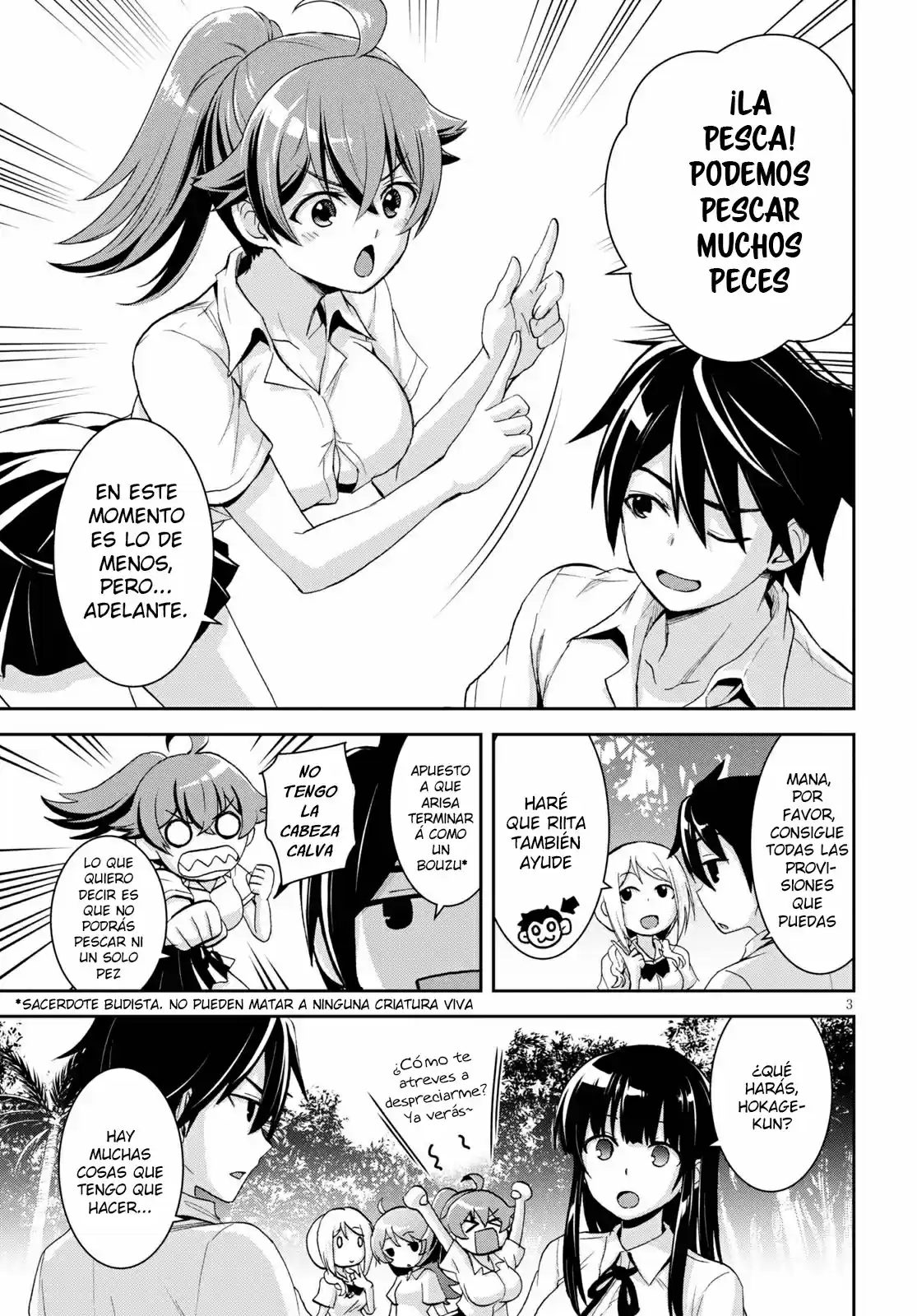 Isekai Yurutto Survival Seikatsu: Gakkou No Minna To Isekai No Mujintou Ni Tenishitakedo Ore Dake Rakushou Desu capítulo 4 página 4