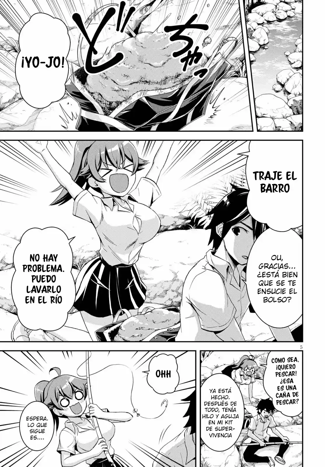 Isekai Yurutto Survival Seikatsu: Gakkou No Minna To Isekai No Mujintou Ni Tenishitakedo Ore Dake Rakushou Desu capítulo 4 página 6