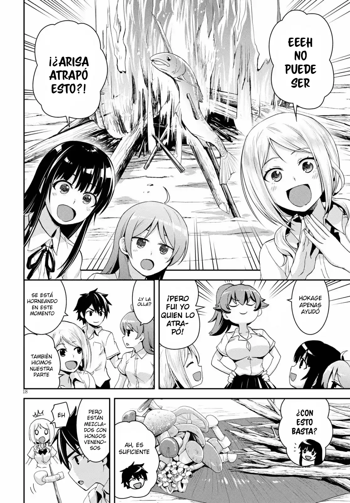 Isekai Yurutto Survival Seikatsu: Gakkou No Minna To Isekai No Mujintou Ni Tenishitakedo Ore Dake Rakushou Desu capítulo 4 página 19