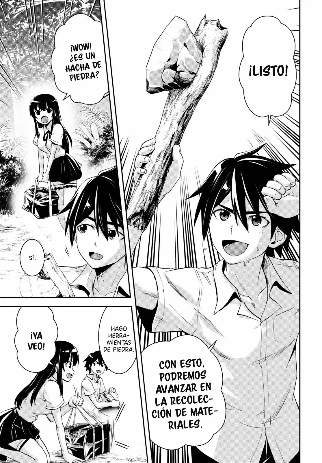 Isekai Yurutto Survival Seikatsu: Gakkou No Minna To Isekai No Mujintou Ni Tenishitakedo Ore Dake Rakushou Desu capítulo 5 página 6