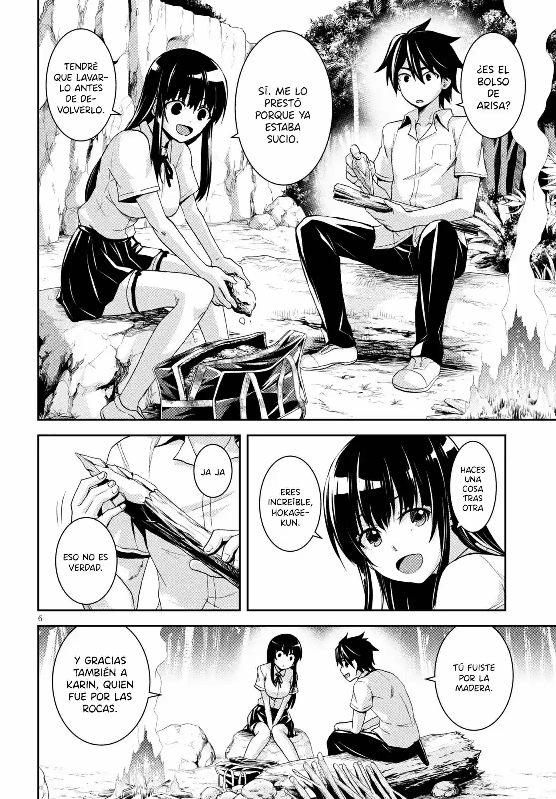 Isekai Yurutto Survival Seikatsu: Gakkou No Minna To Isekai No Mujintou Ni Tenishitakedo Ore Dake Rakushou Desu capítulo 5 página 7