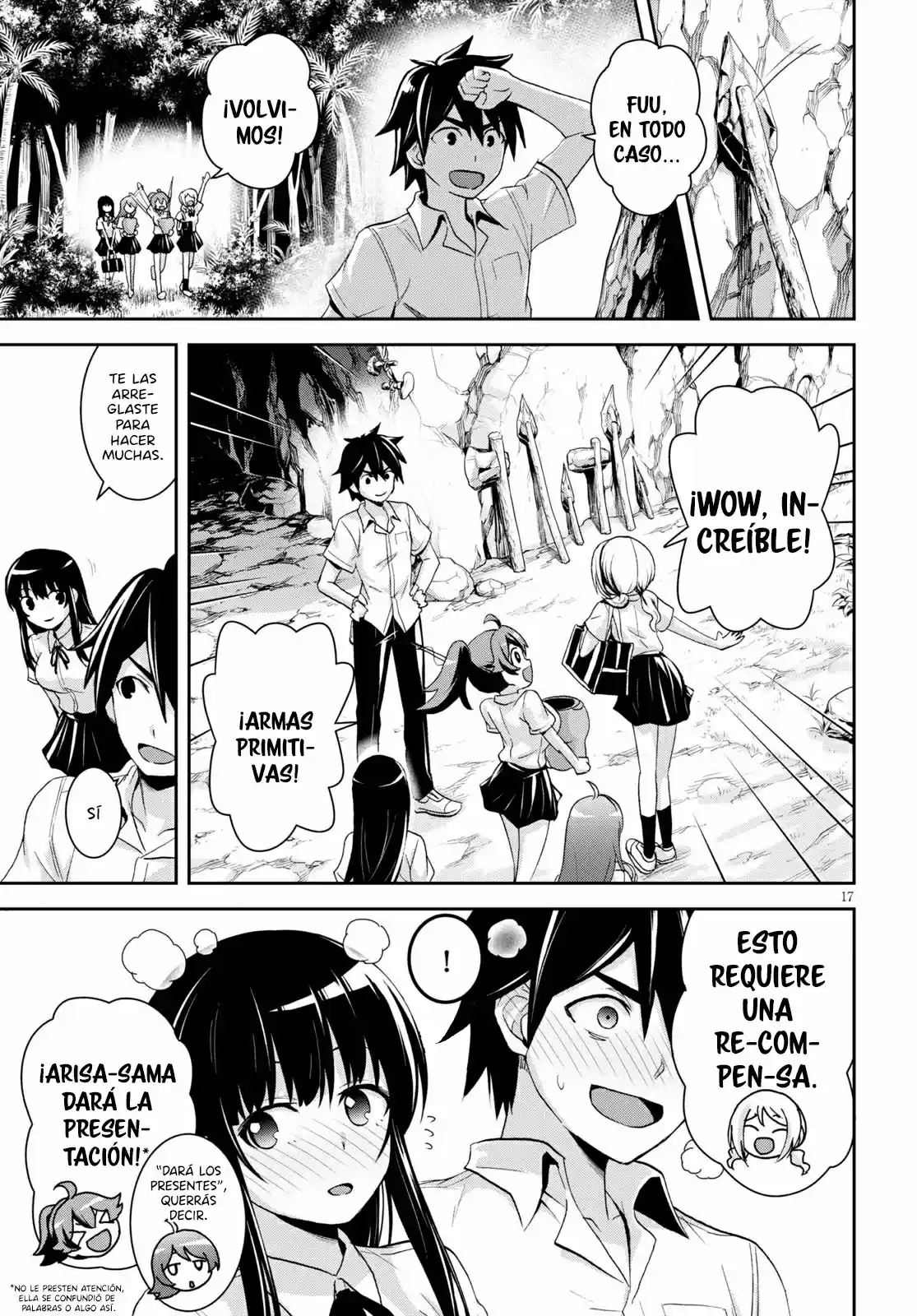 Isekai Yurutto Survival Seikatsu: Gakkou No Minna To Isekai No Mujintou Ni Tenishitakedo Ore Dake Rakushou Desu capítulo 5 página 18