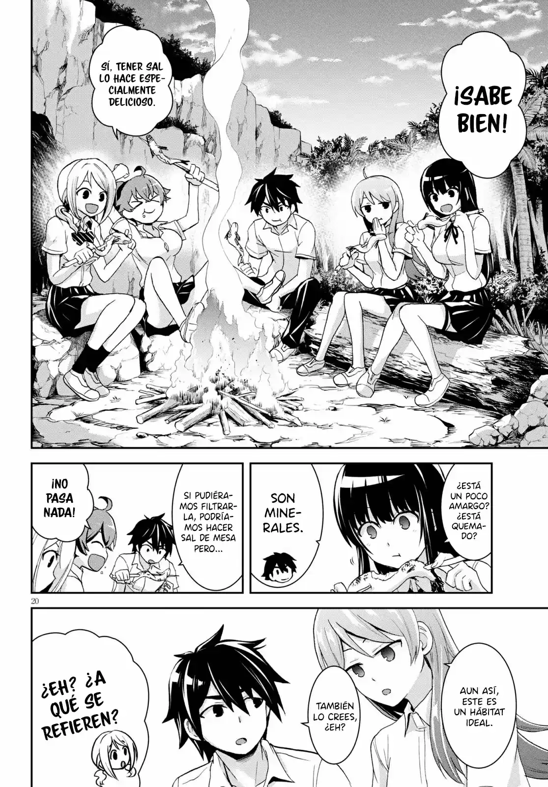 Isekai Yurutto Survival Seikatsu: Gakkou No Minna To Isekai No Mujintou Ni Tenishitakedo Ore Dake Rakushou Desu capítulo 5 página 21
