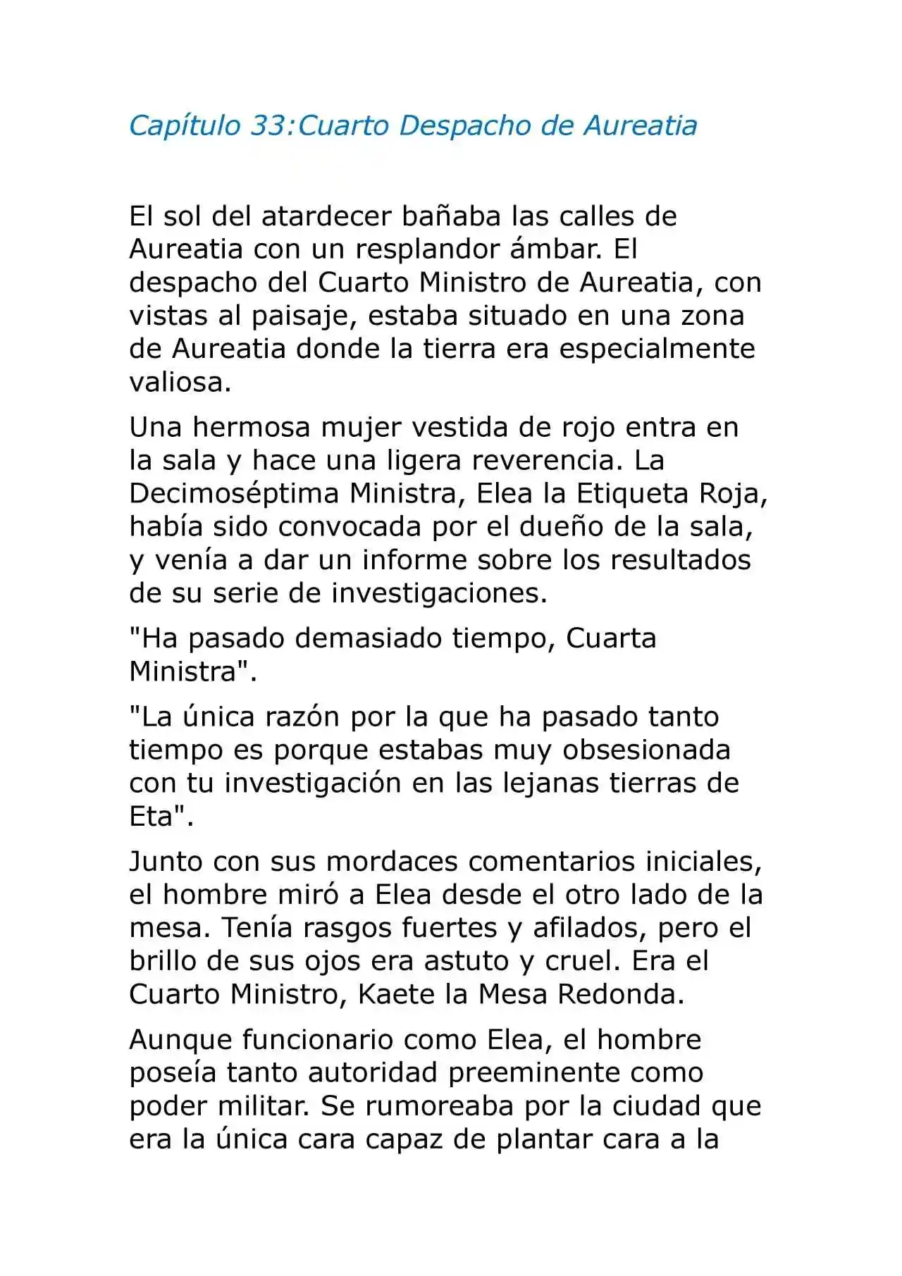 Ishura (Novela) - Capítulo 33 - Página 1 - LectorTMOo