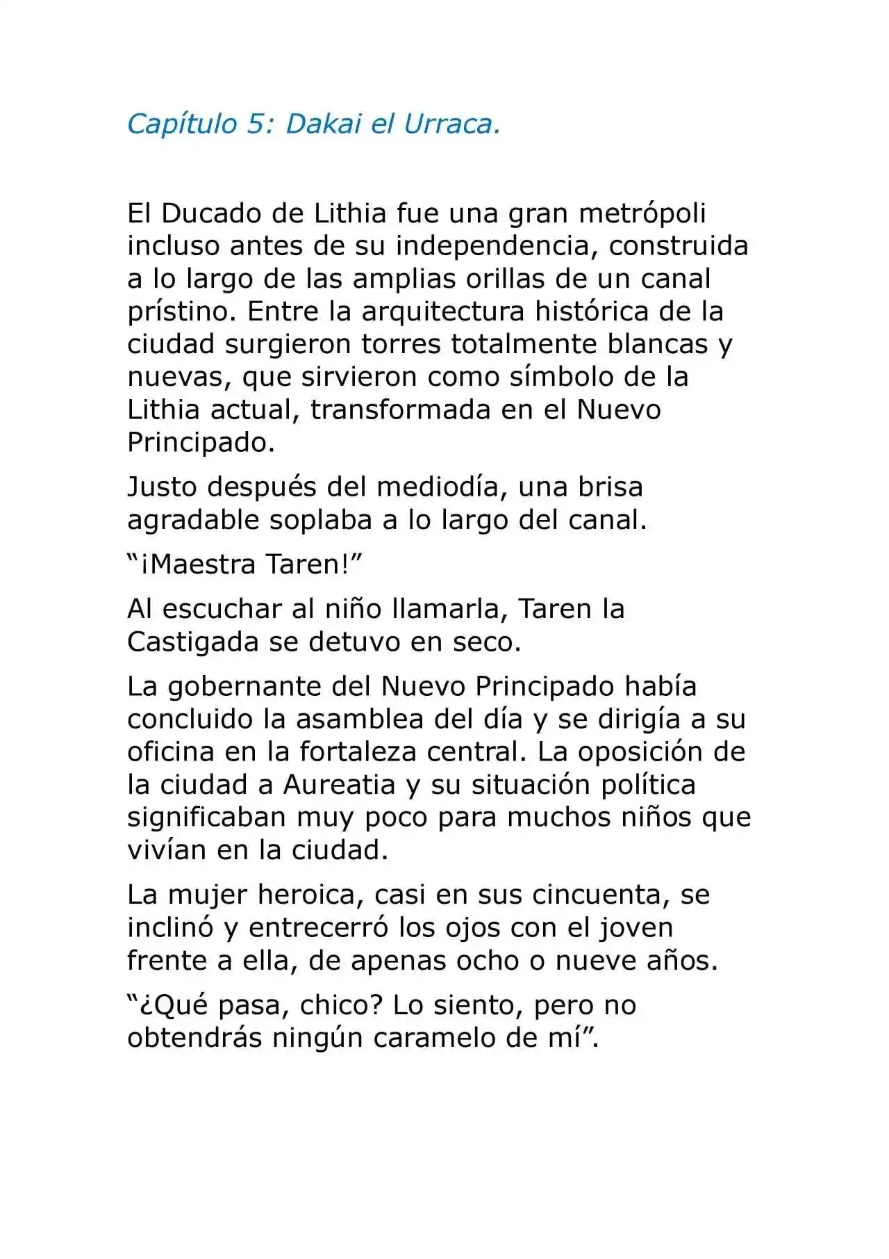 Ishura (Novela) - Capítulo 5 - Página 1 - LectorTMOo