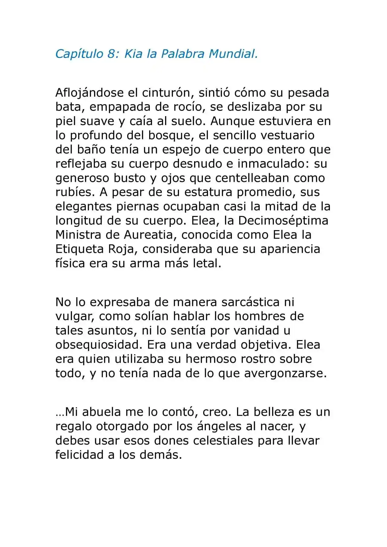 Ishura (Novela) - Capítulo 8 - Página 1 - LectorTMOo