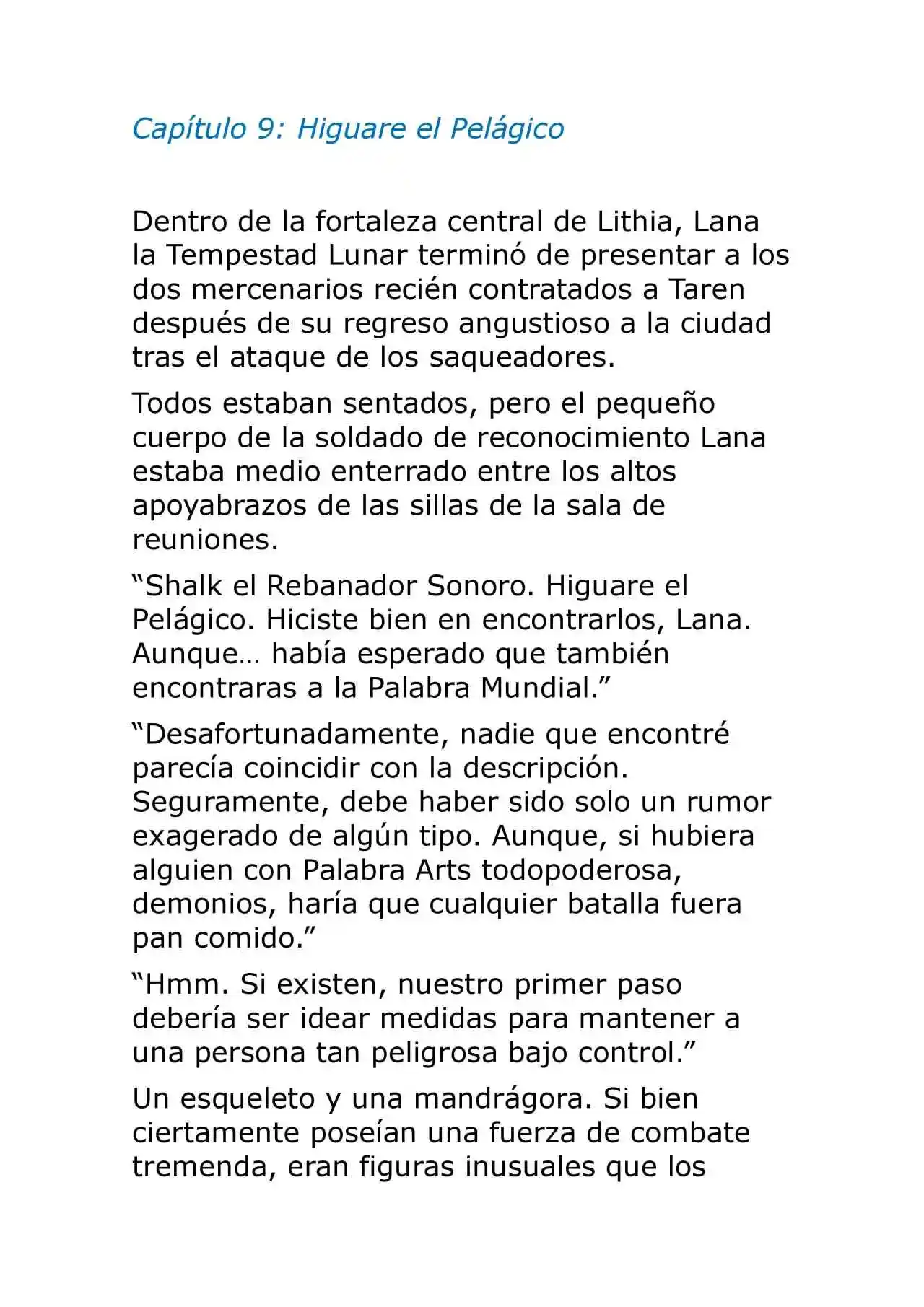 Ishura (Novela) - Capítulo 9 - Página 1 - LectorTMOo