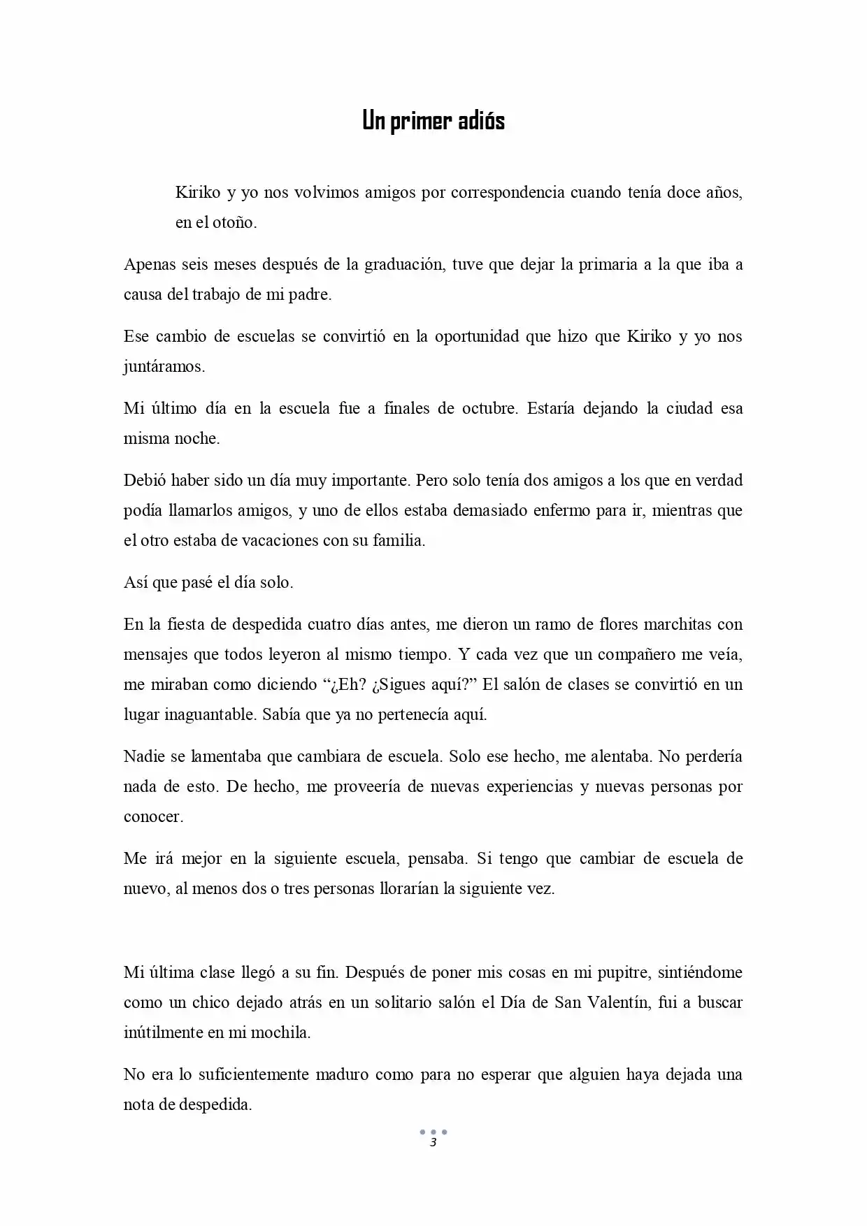 Itai No Itai No, Tonde Yuke (Novela) - Capítulo 1 - Página 3 - LectorTMOo