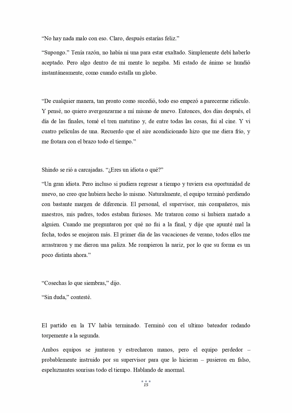 Itai No Itai No, Tonde Yuke (Novela) - Capítulo 1 - Página 15 - LectorTMOo