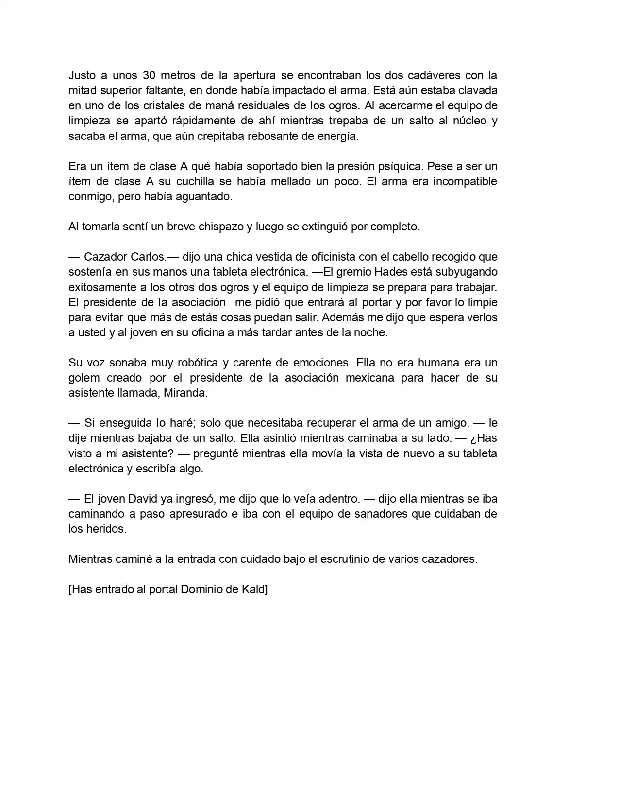 Iteración: Un Mundo Sin Propósito (Novela) - Capítulo 1 - Página 12 - LectorTMOo