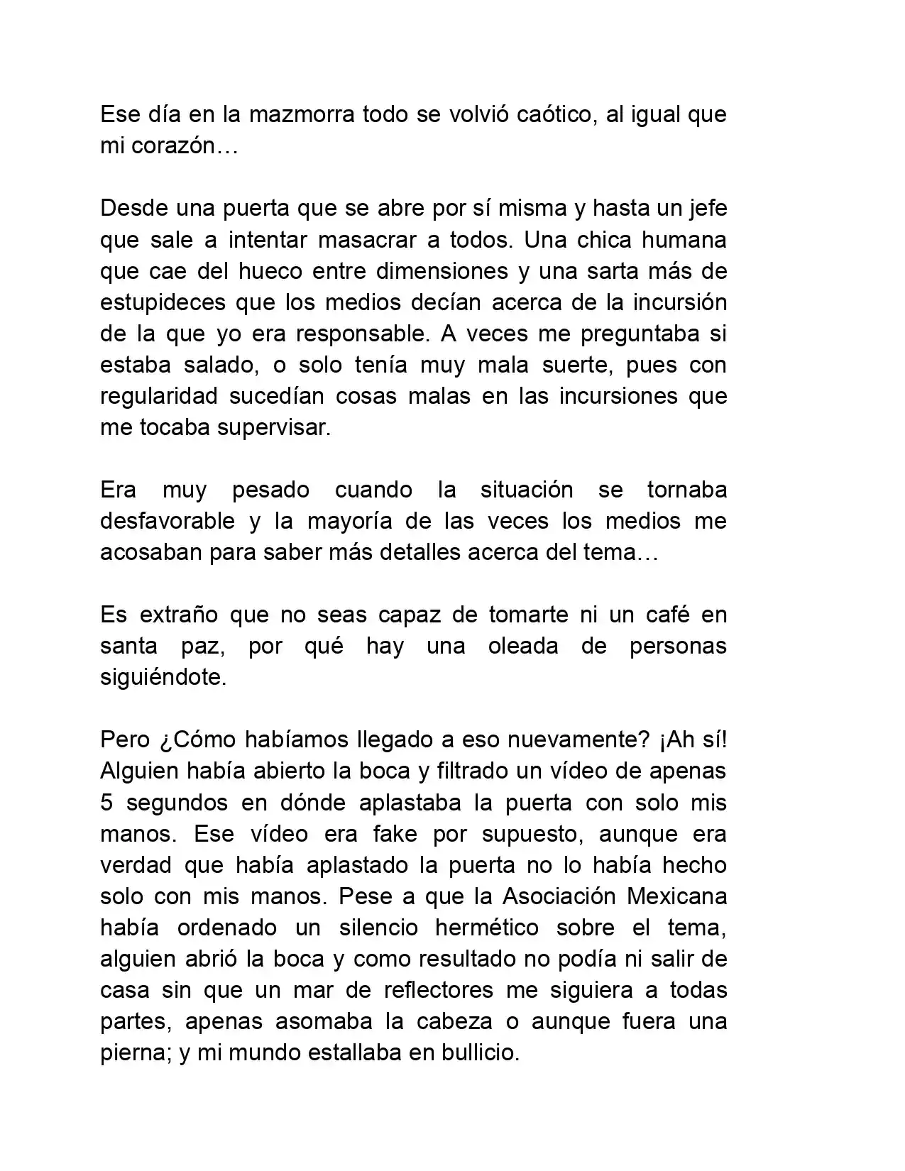 Iteración: Un Mundo Sin Propósito (Novela) - Capítulo 5 - Página 1 - LectorTMOo