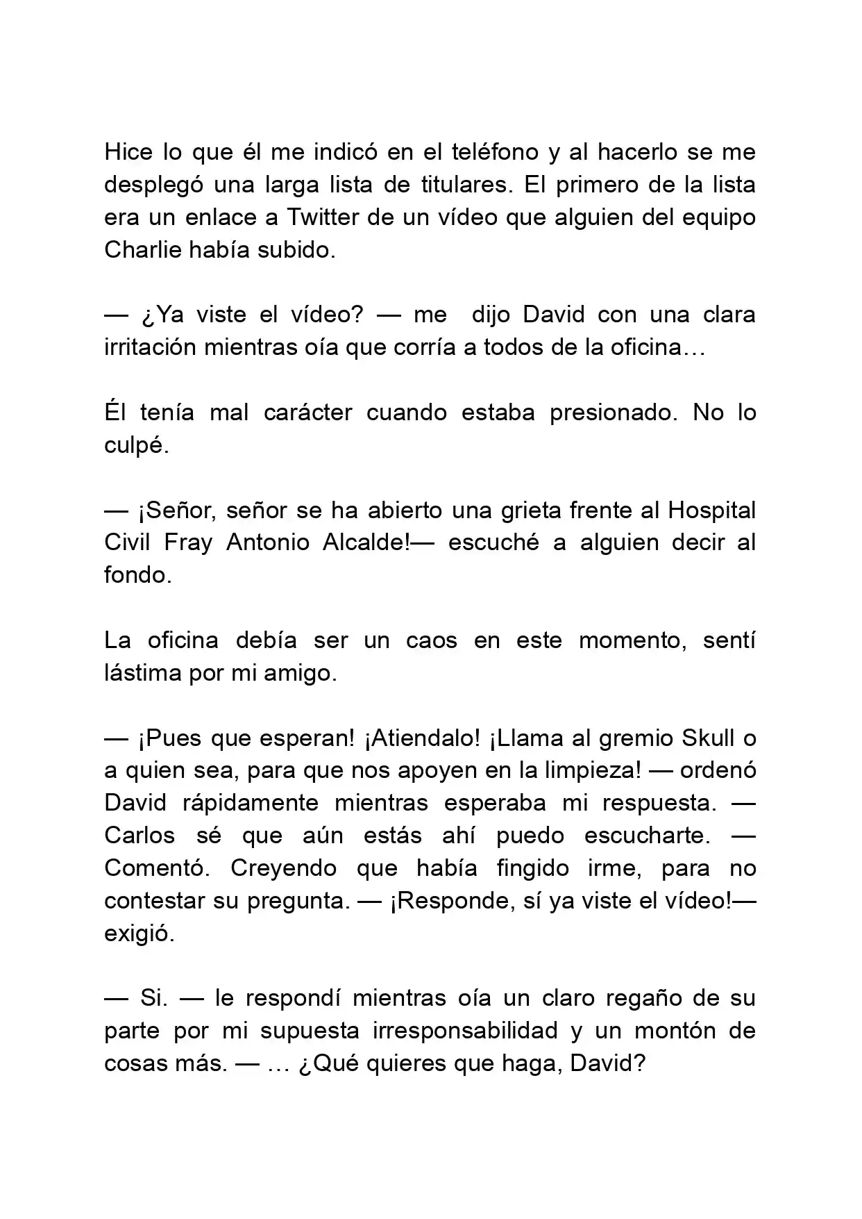 Iteración: Un Mundo Sin Propósito (Novela) - Capítulo 6 - Página 3 - LectorTMOo