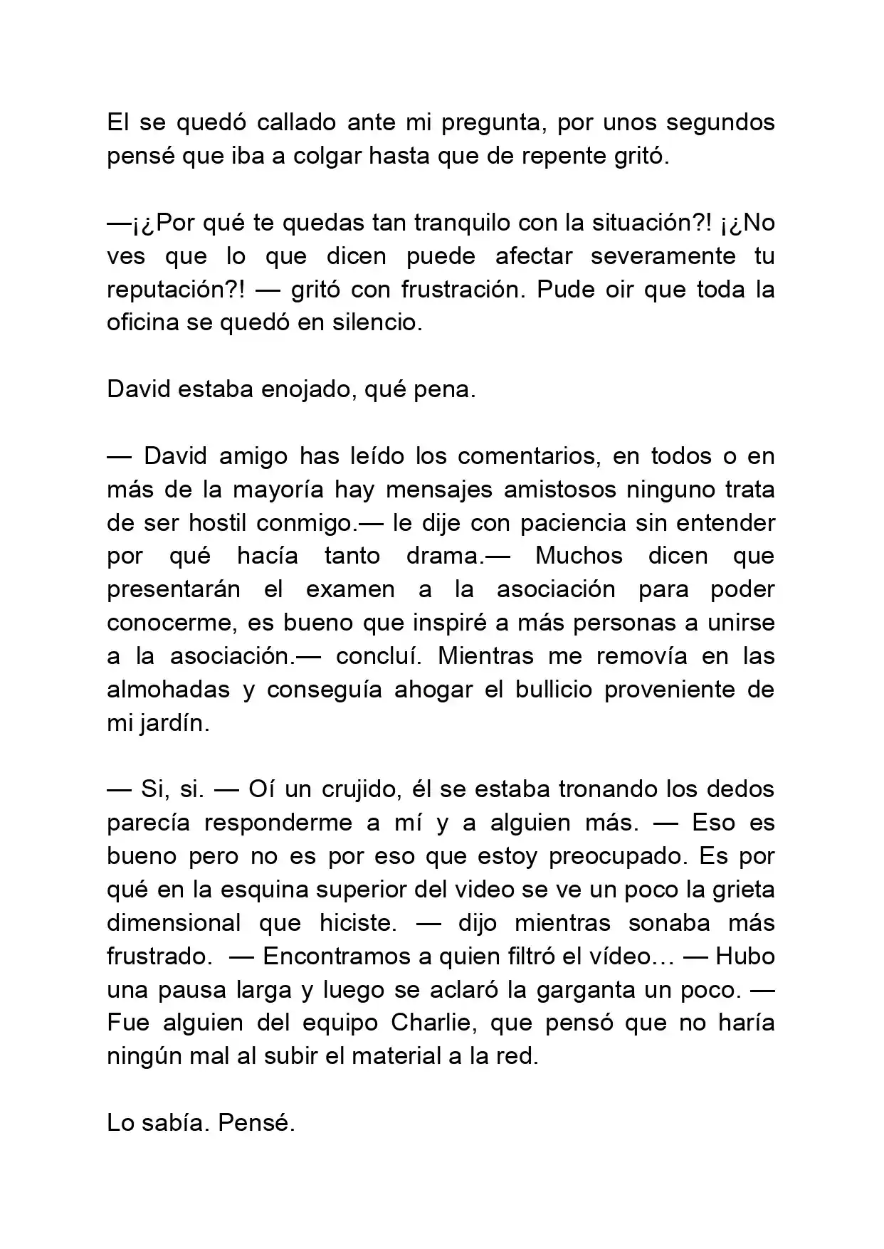 Iteración: Un Mundo Sin Propósito (Novela) - Capítulo 6 - Página 4 - LectorTMOo