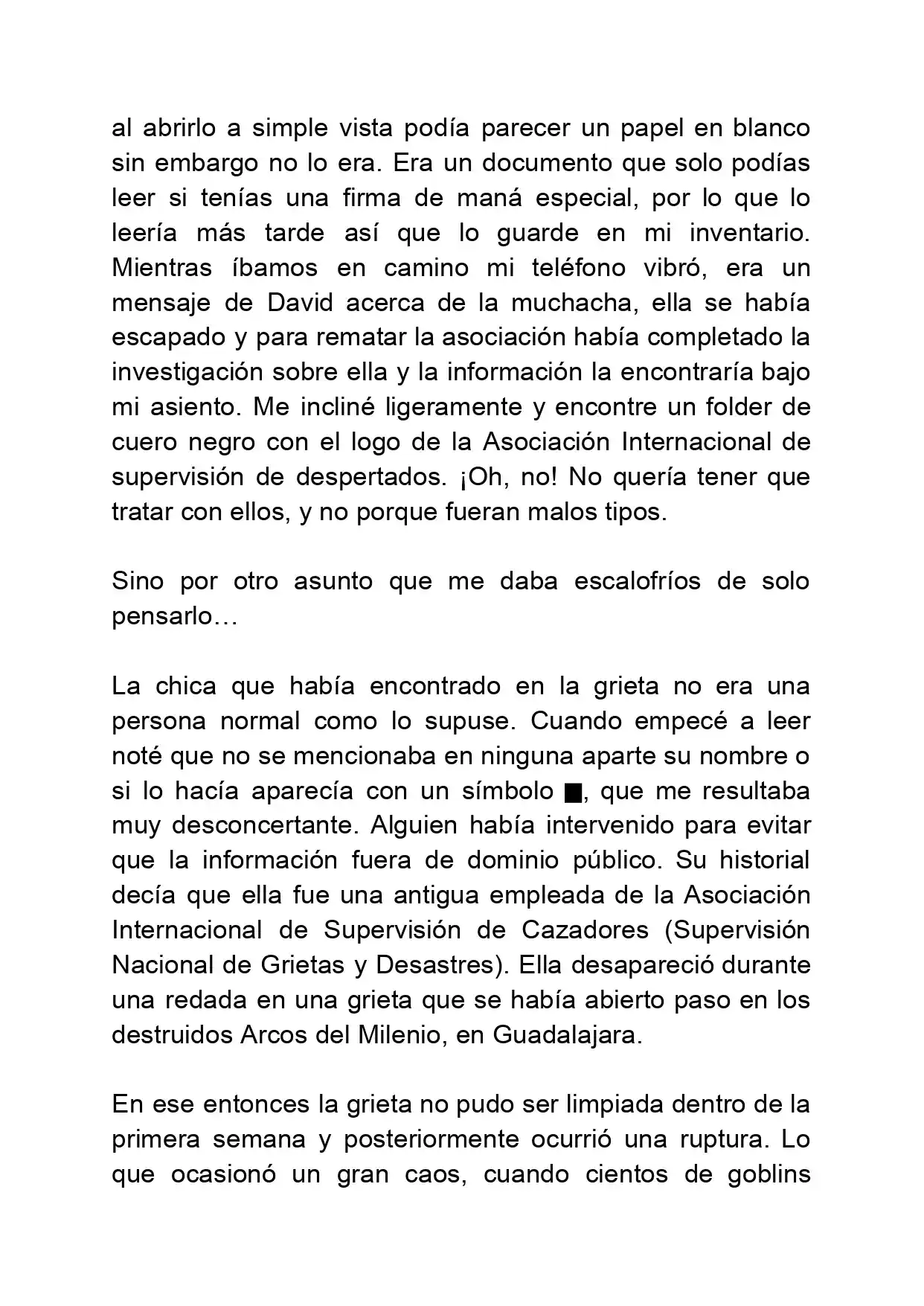 Iteración: Un Mundo Sin Propósito (Novela) - Capítulo 6 - Página 8 - LectorTMOo