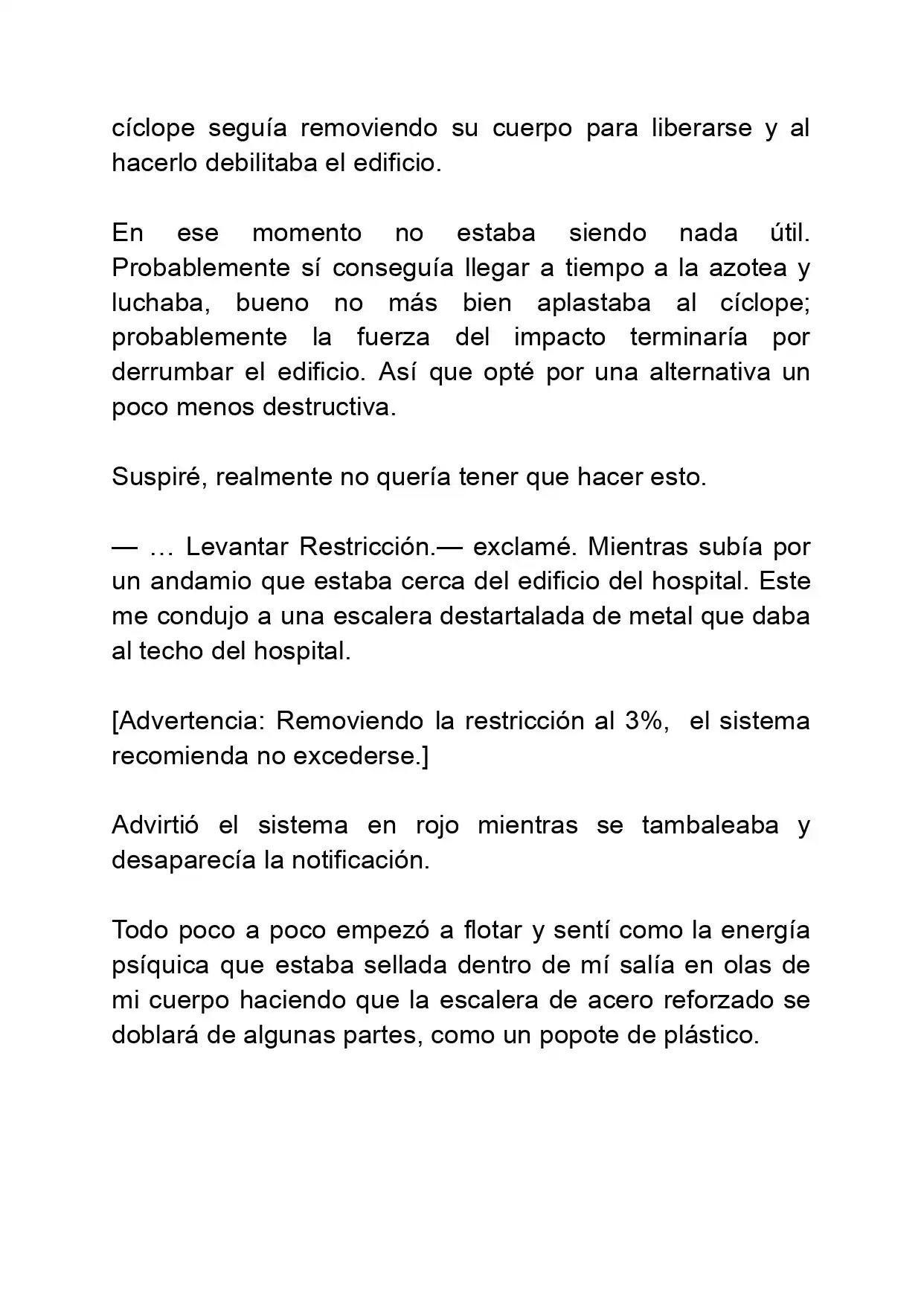 Iteración: Un Mundo Sin Propósito (Novela) - Capítulo 6 - Página 20 - LectorTMOo