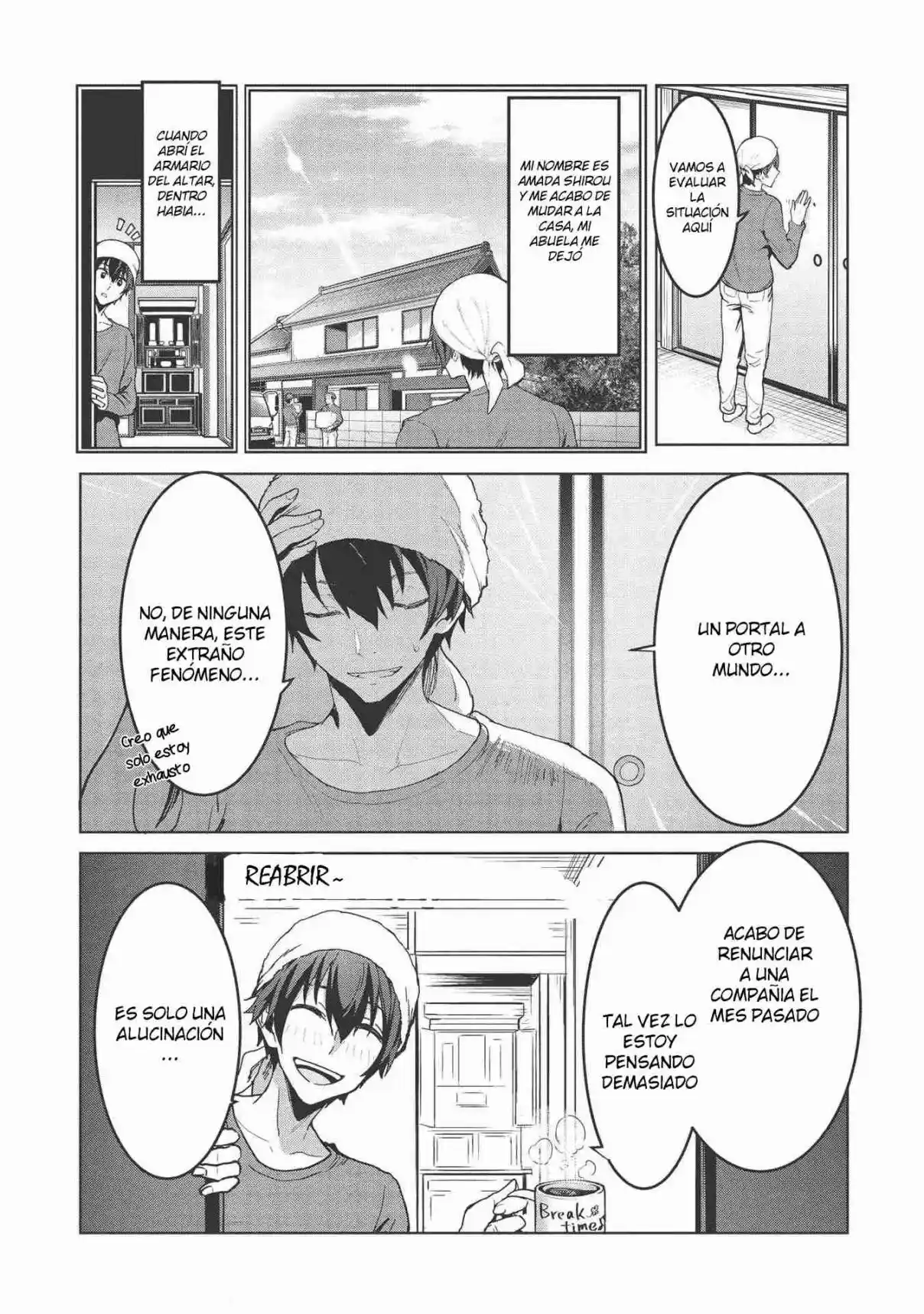 Itsudemo Jitaku Ni Kaereru Ore Wa, Isekai De Gyoushounin O Hajimemashita - Capítulo 1 - Página 7 - LectorTMOo