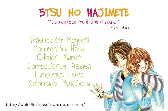 Itsutsu No Hajimete ~Ubawarete Mo Ii- Kimi Ni Nara~ - Capítulo 3 - Página 1 - LectorTMOo
