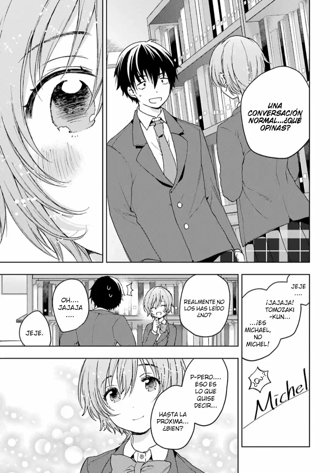Jaku-chara Tomozaki-kun - Capítulo 10 - Página 7 - LectorTMOo