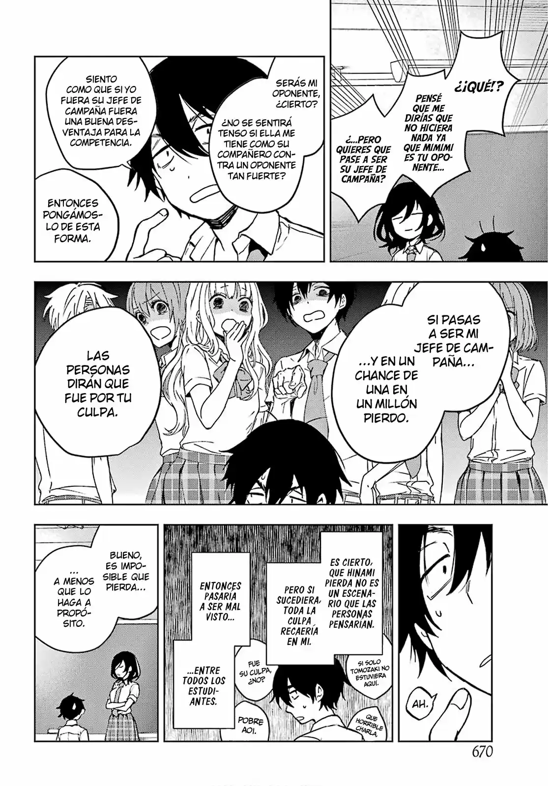 Jaku-chara Tomozaki-kun - Capítulo 15 - Página 10 - LectorTMOo