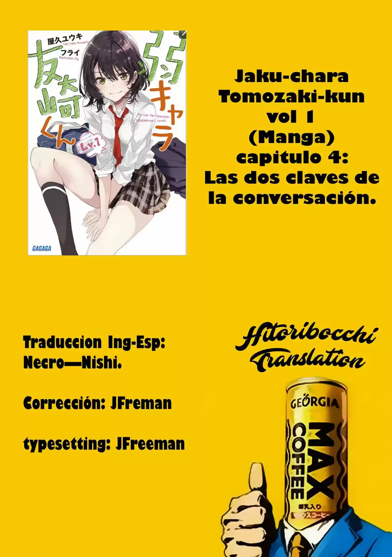 Jaku-chara Tomozaki-kun - Capítulo 4 - Página 32 - LectorTMOo