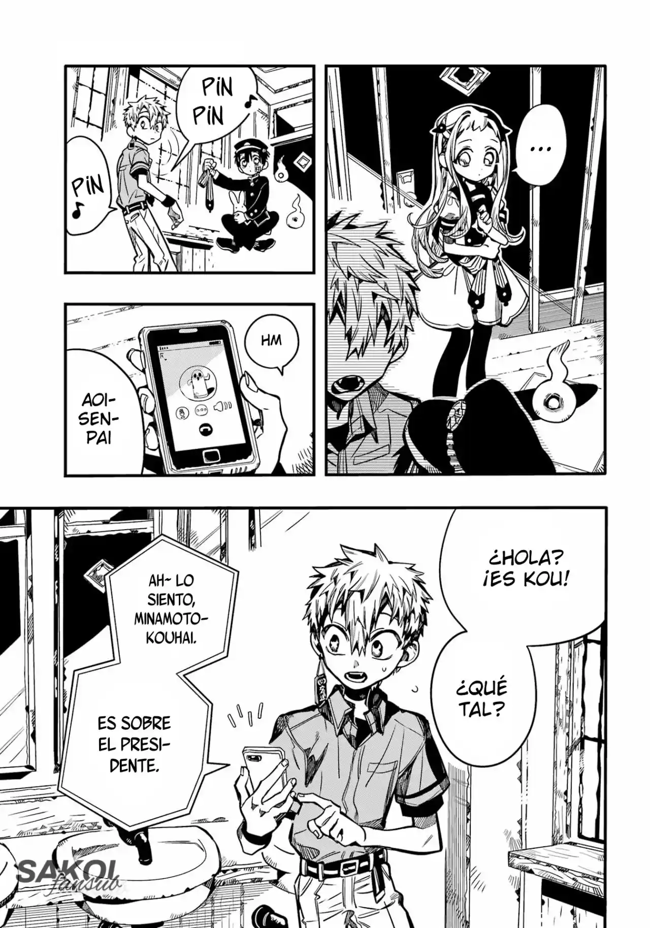 Jibaku Shounen Hanako-kun - Capítulo 96 - Página 13 - LectorTMOo
