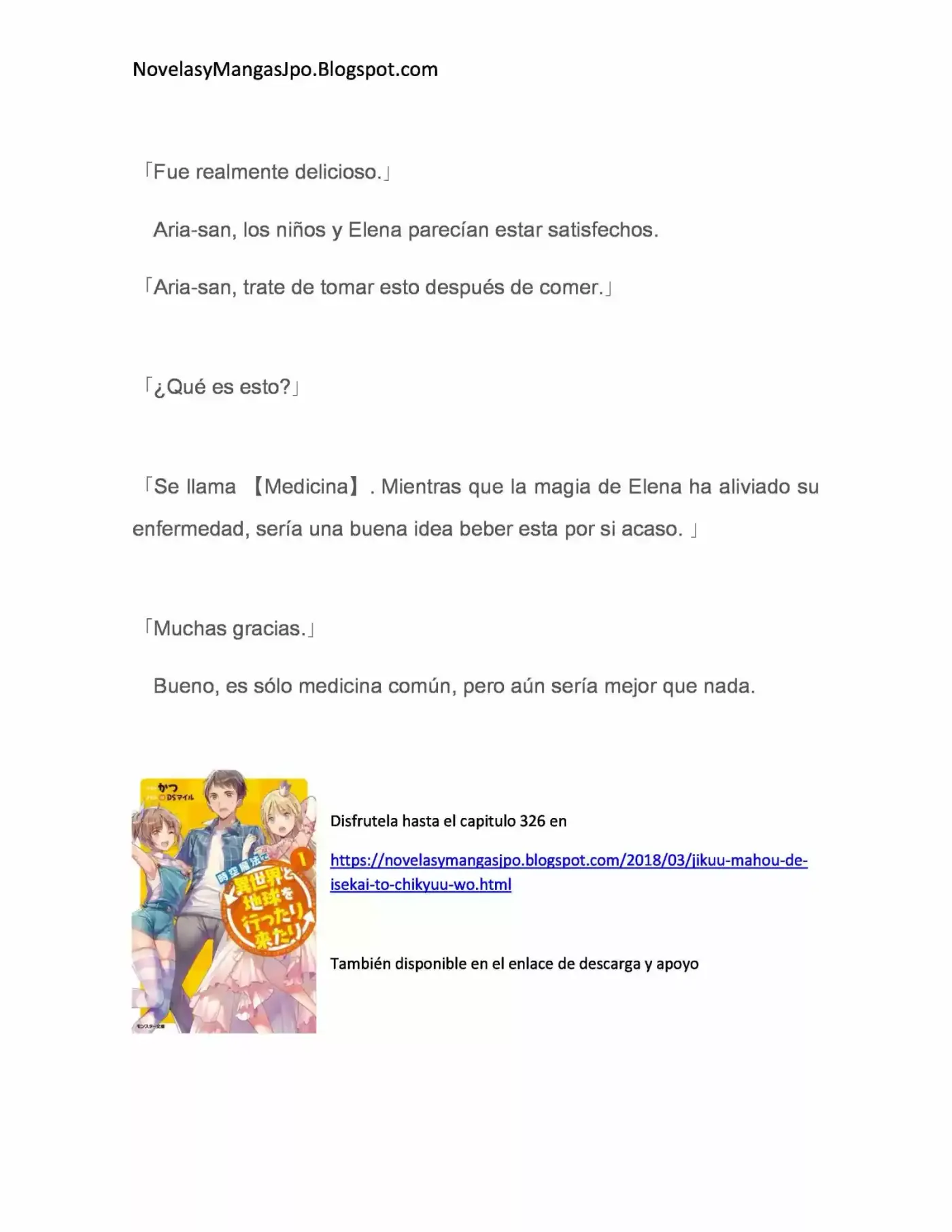 Jikuu Mahou De Isekai To Chikyuu Wo Ittarikitari (Novela) - Capítulo 11 - Página 11 - LectorTMOo