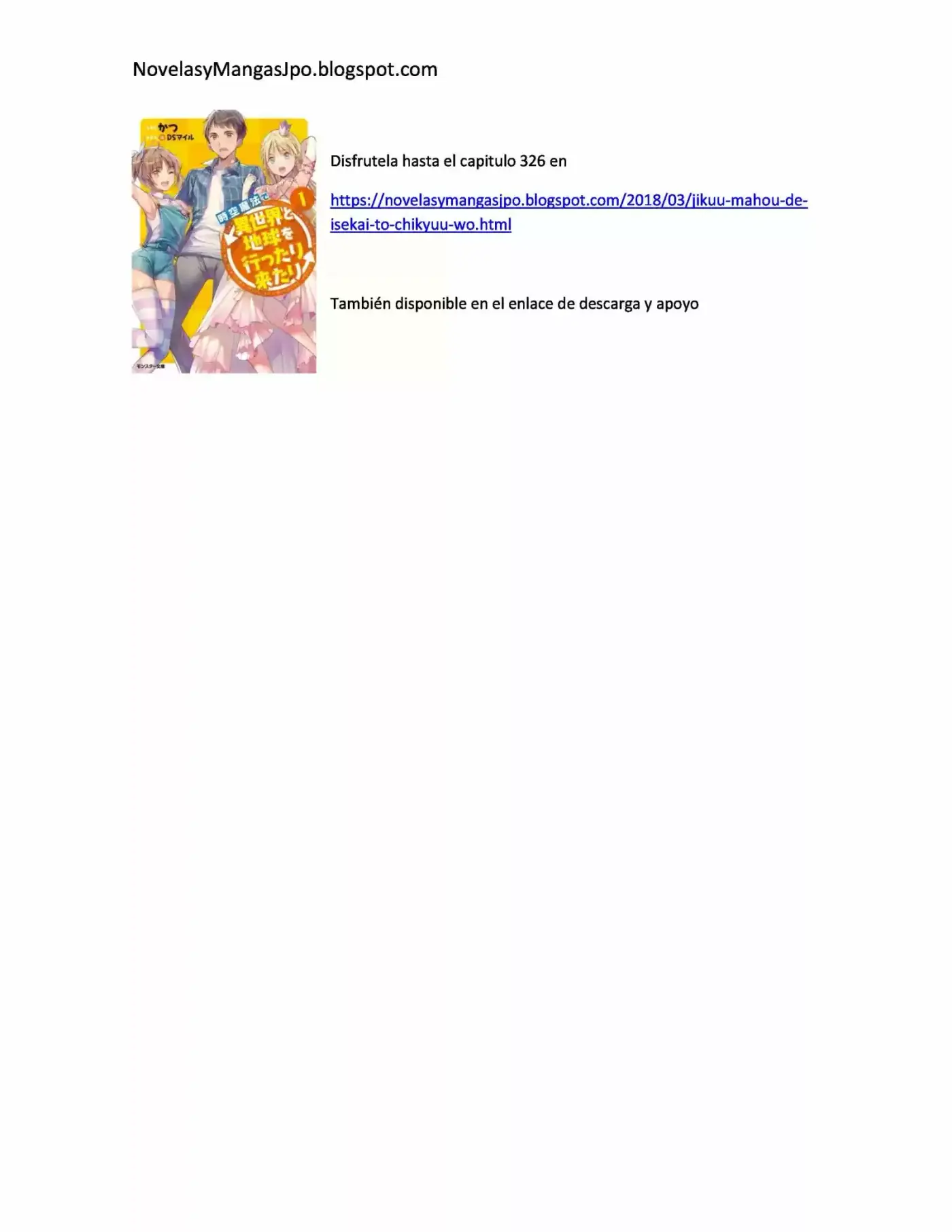 Jikuu Mahou De Isekai To Chikyuu Wo Ittarikitari (Novela) - Capítulo 13 - Página 8 - LectorTMOo