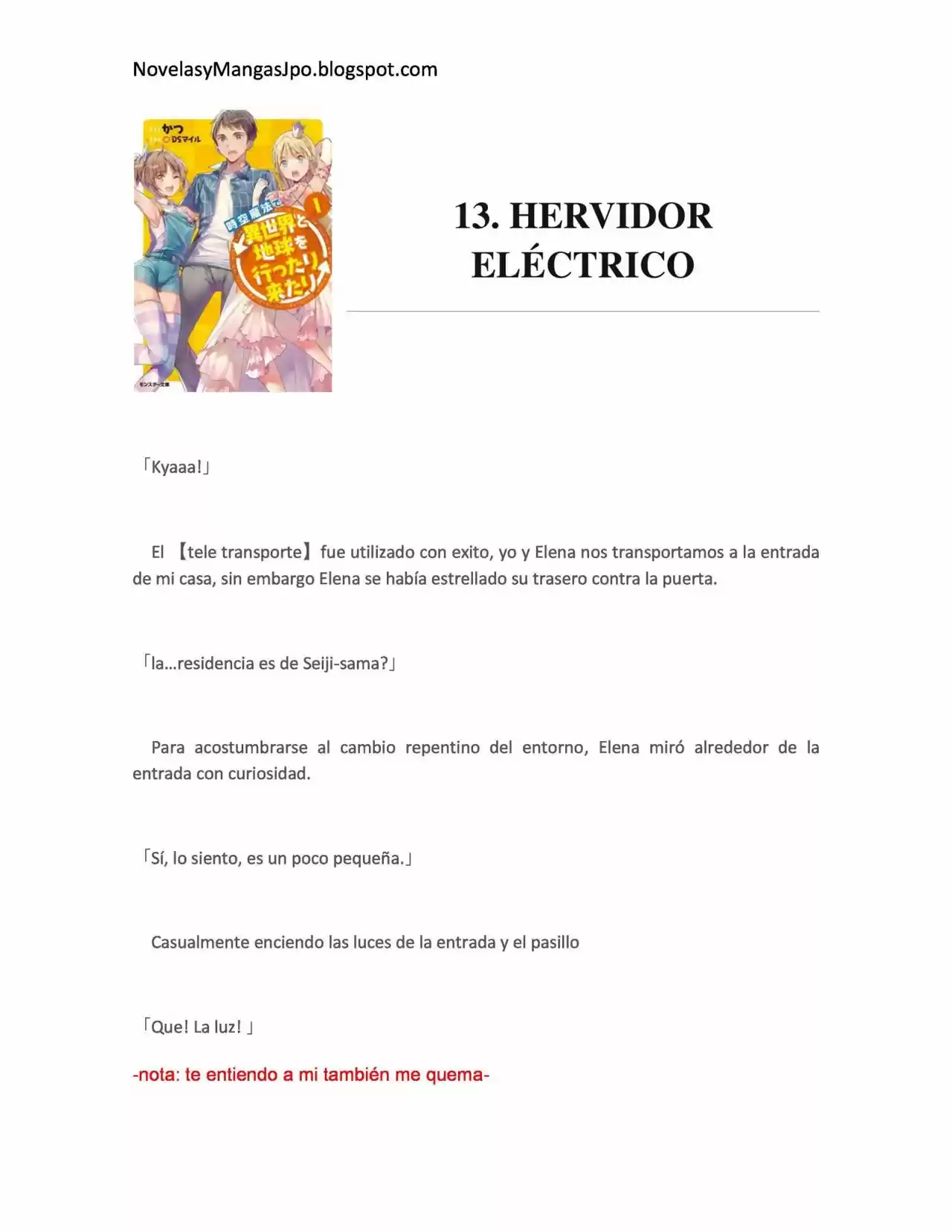 Jikuu Mahou De Isekai To Chikyuu Wo Ittarikitari - Capítulo 13.00 - Página 1 - LectorTMOo