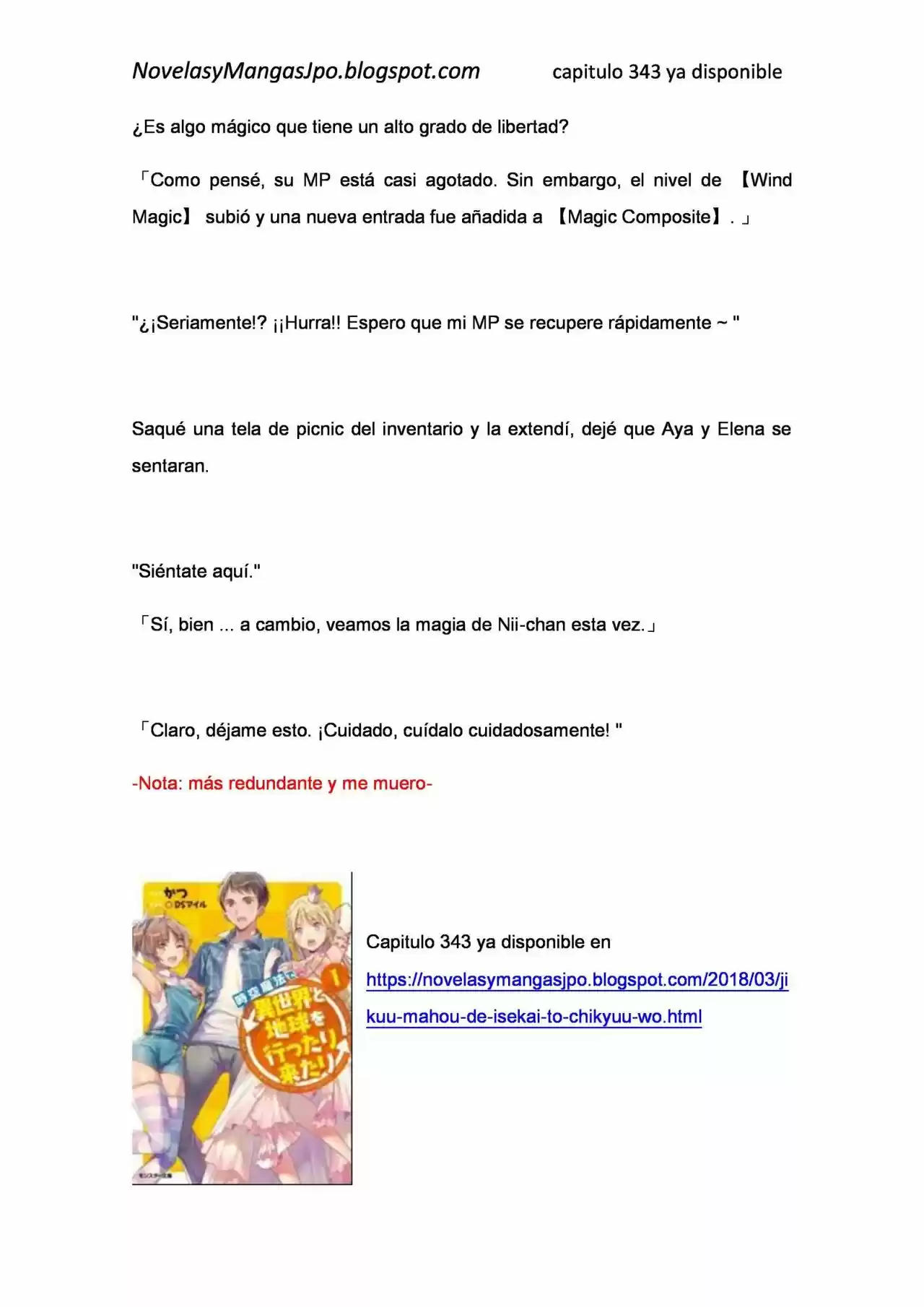 Jikuu Mahou De Isekai To Chikyuu Wo Ittarikitari - Capítulo 21.00 - Página 9 - LectorTMOo