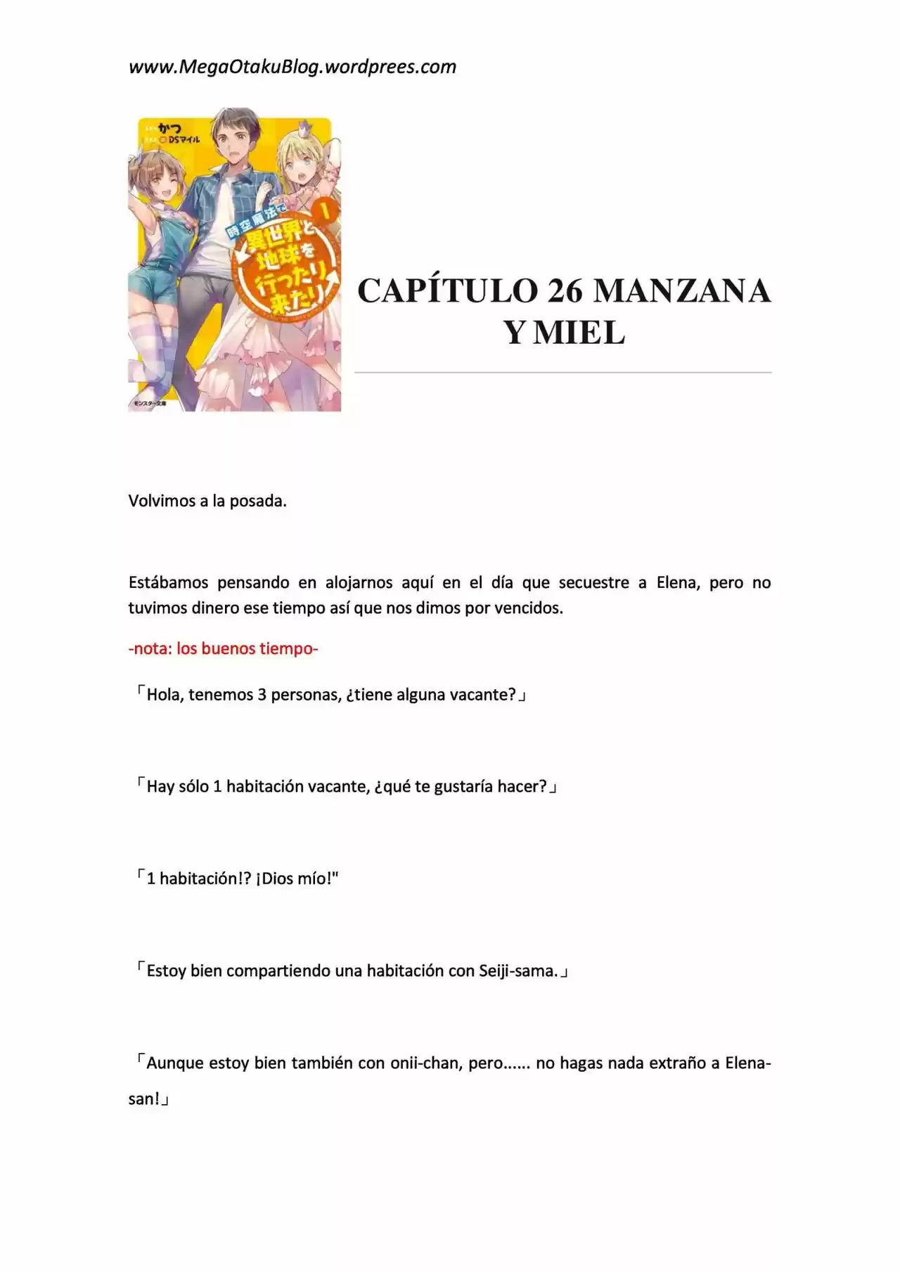 Jikuu Mahou De Isekai To Chikyuu Wo Ittarikitari - Capítulo 26.00 - Página 1 - LectorTMOo